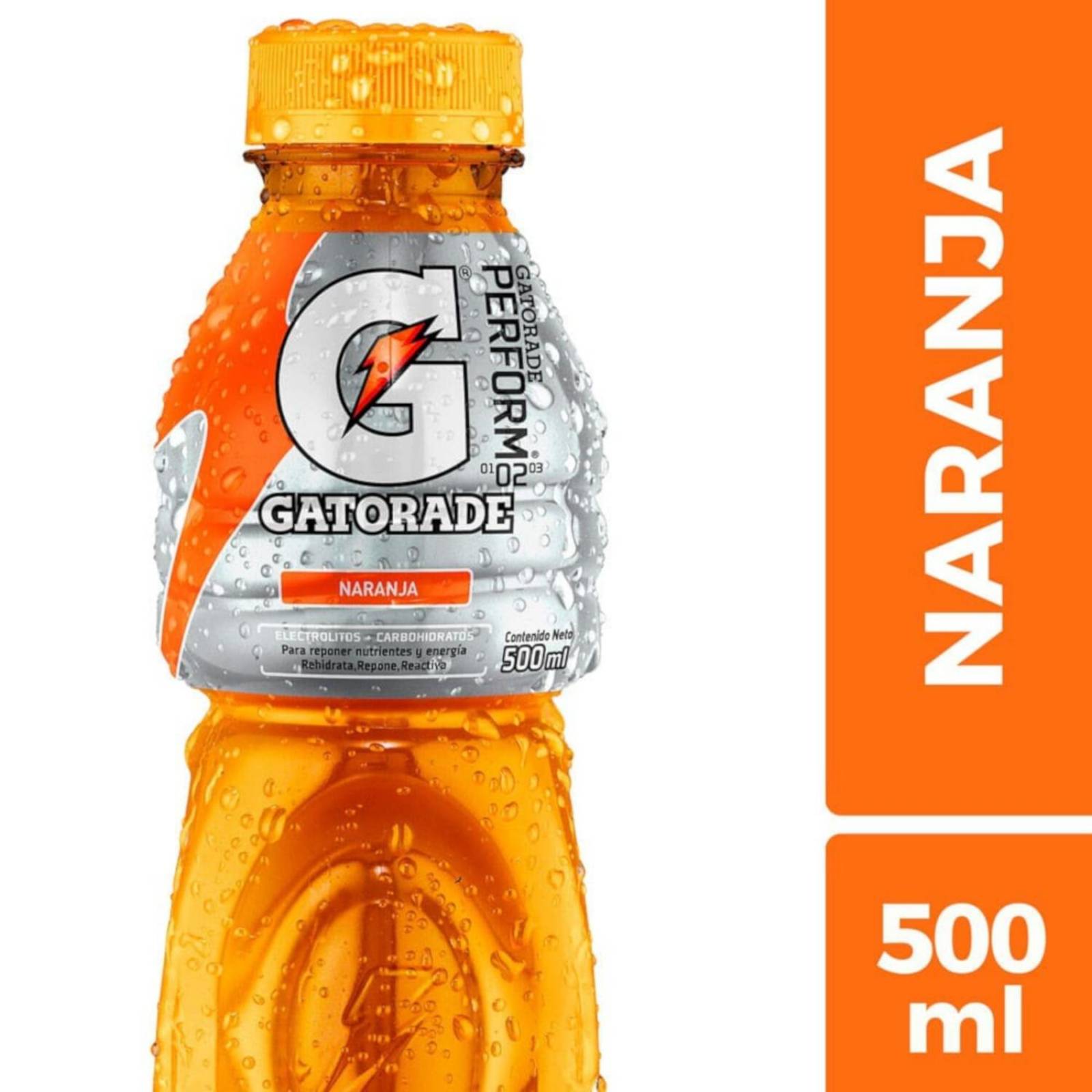 Pack de 6 Bebida Hidratante Gatorade Naranja 500 ml
