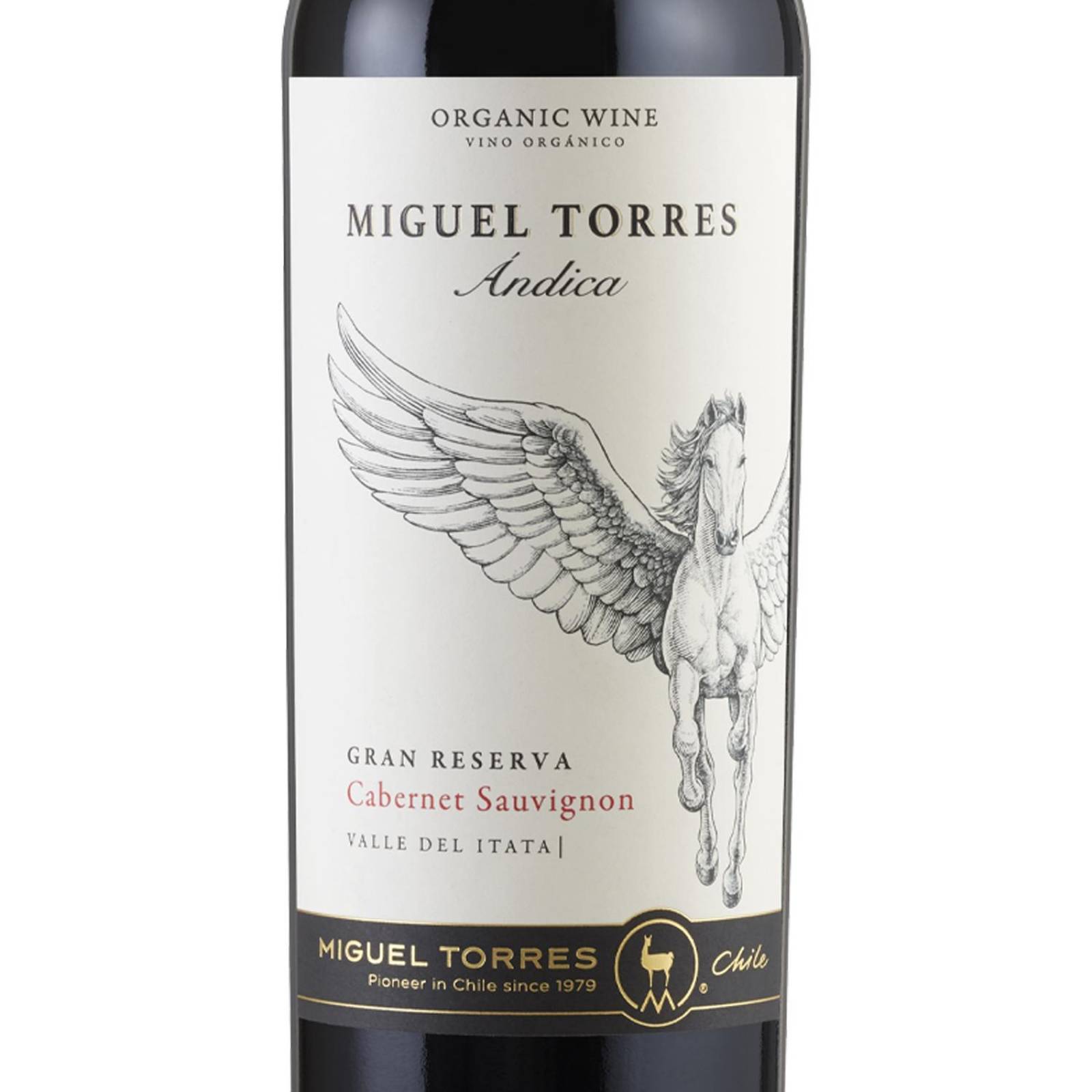 Vino Tinto Andica Torres Órganico CabSauv-Carm 750 ml 