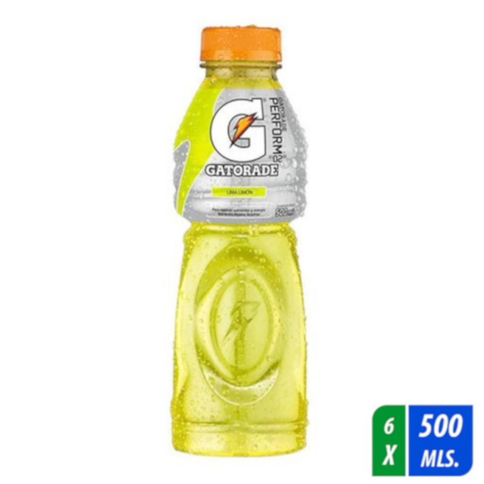 Pack de 6 Bebida Hidratante Gatorade Lima Limón 500 ml 