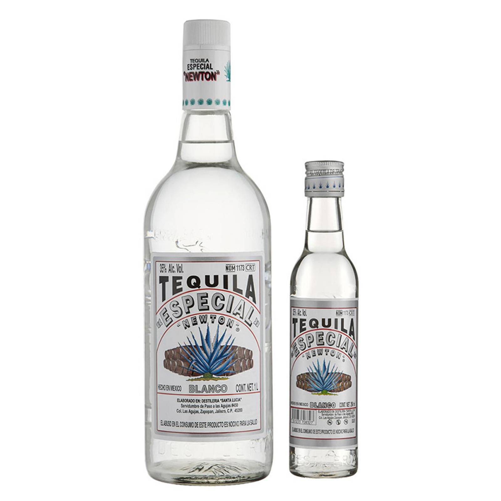 Tequila Newton Especial Blanco 1 L + 250 ml