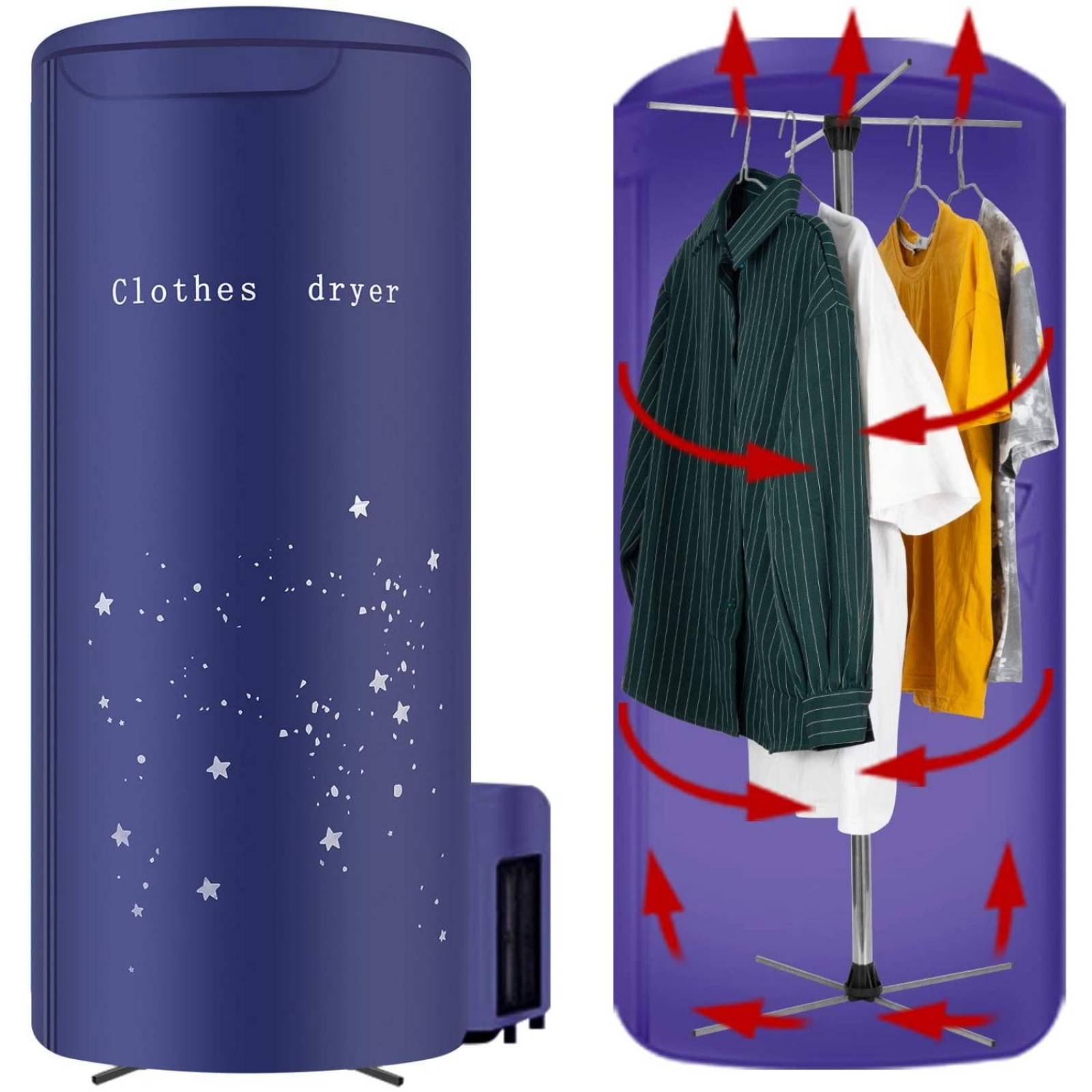 Secadora de Ropa Portatil Pink Garlic