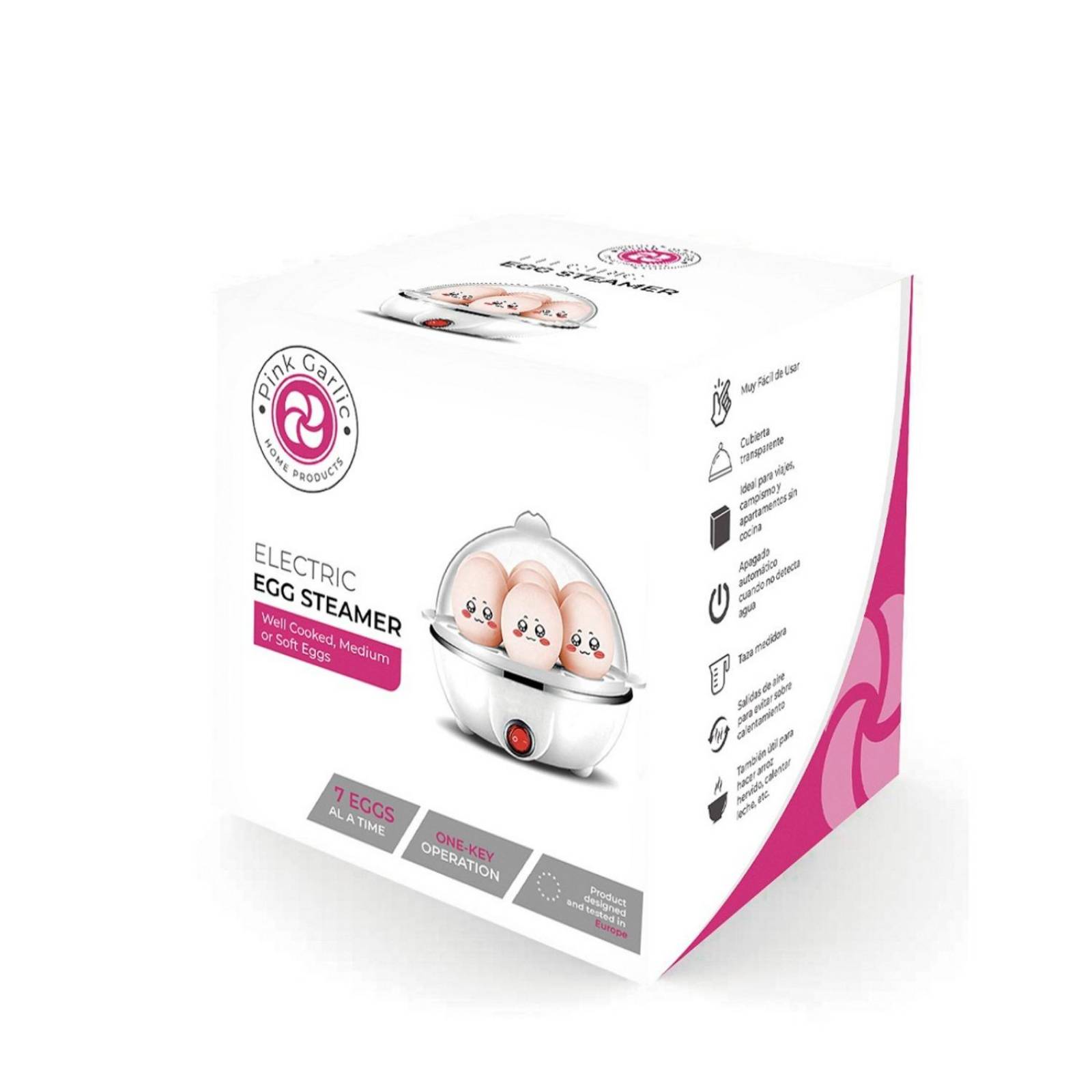 Hervidora de Huevos Pink Garlic 