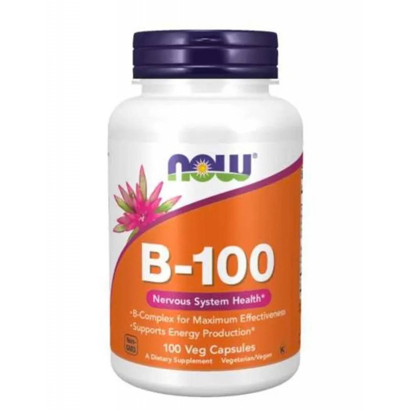 Vitaminas Now Complejo B 100 Cápsulas. (100 Servicios) 