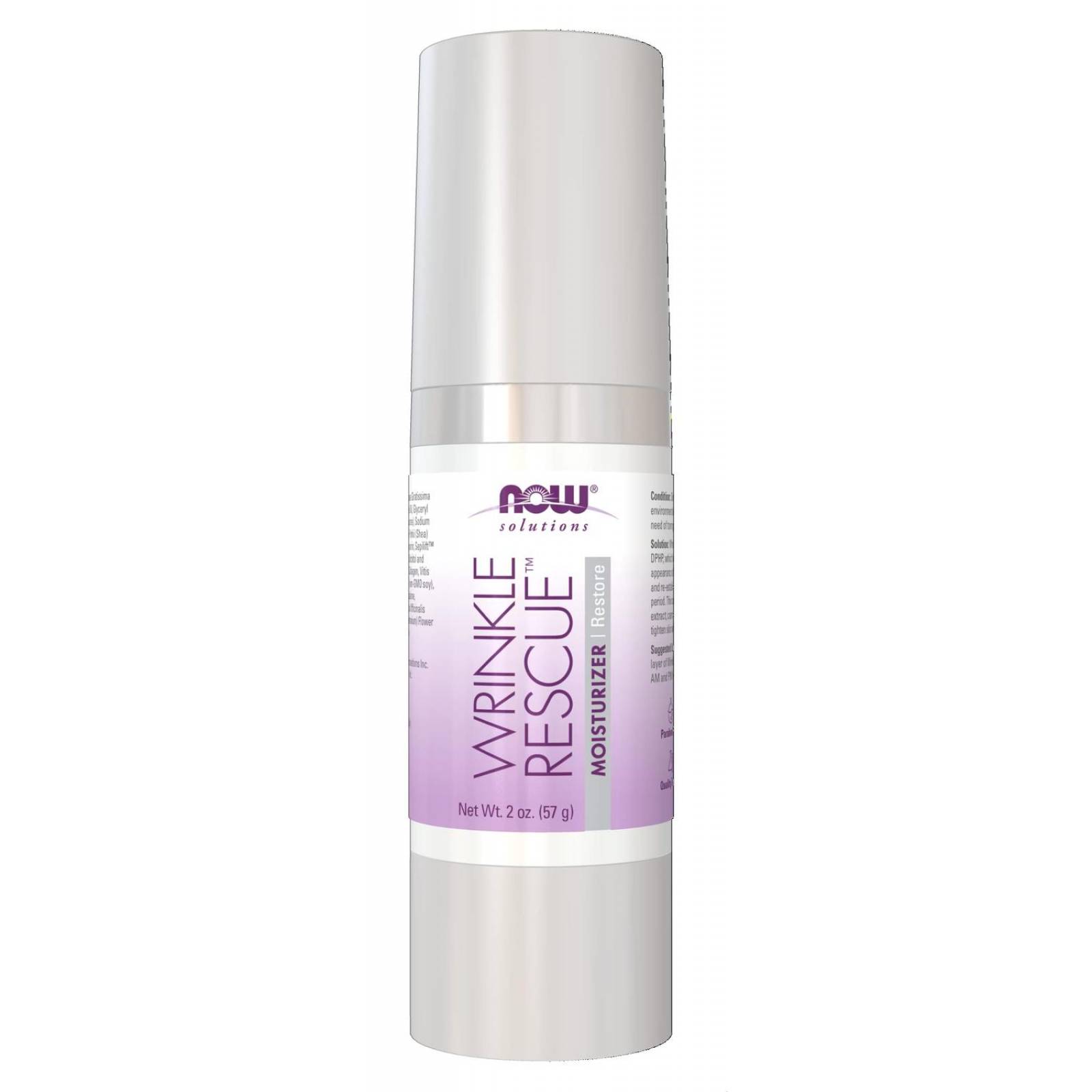 Crema NOW Wrinkle Rescue 2 oz. Hidratación y tonificación facial 