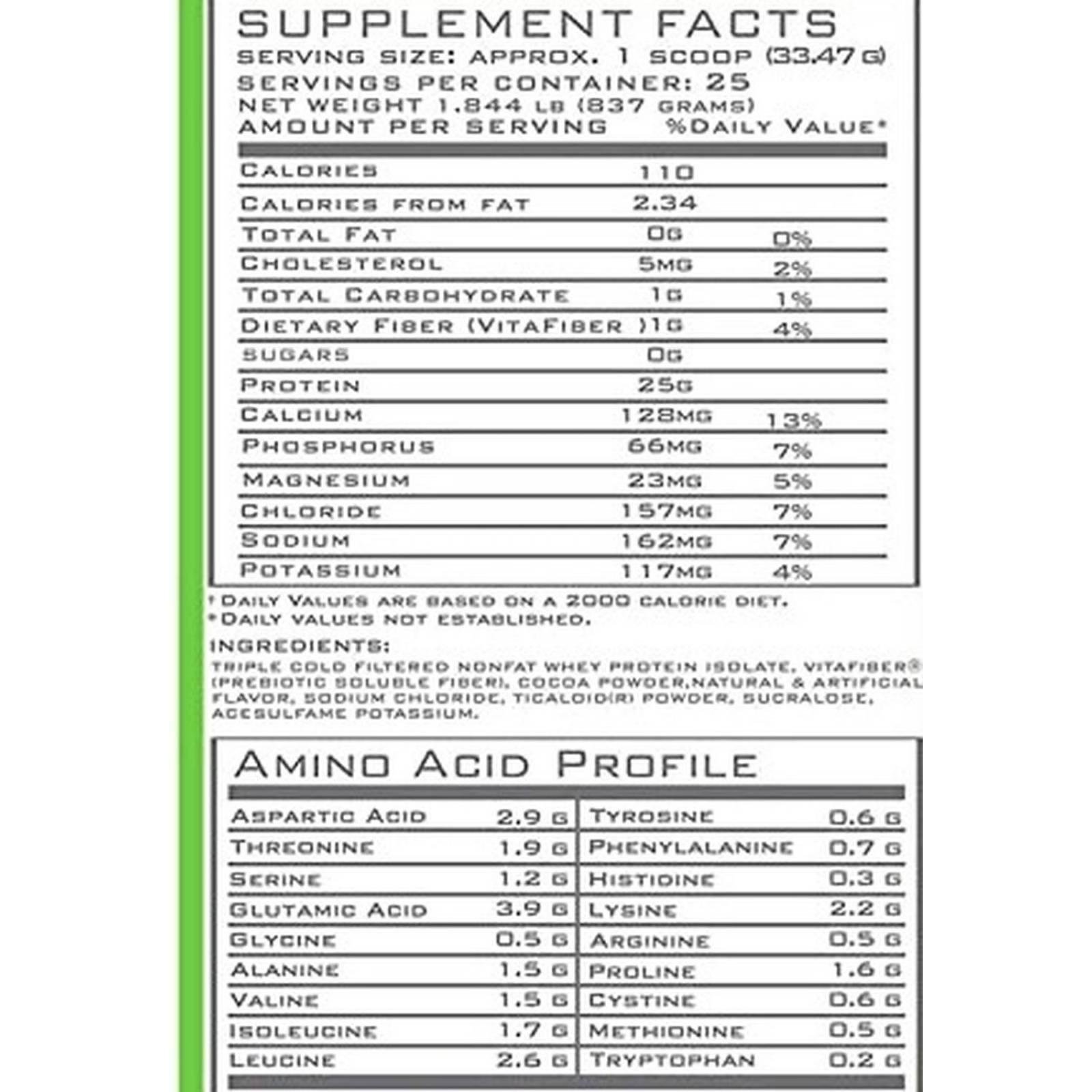 Proteína isolada ATOMIC STRENGTH NUTRITION Fuel X30 Whey isolate 1.8 lb 
