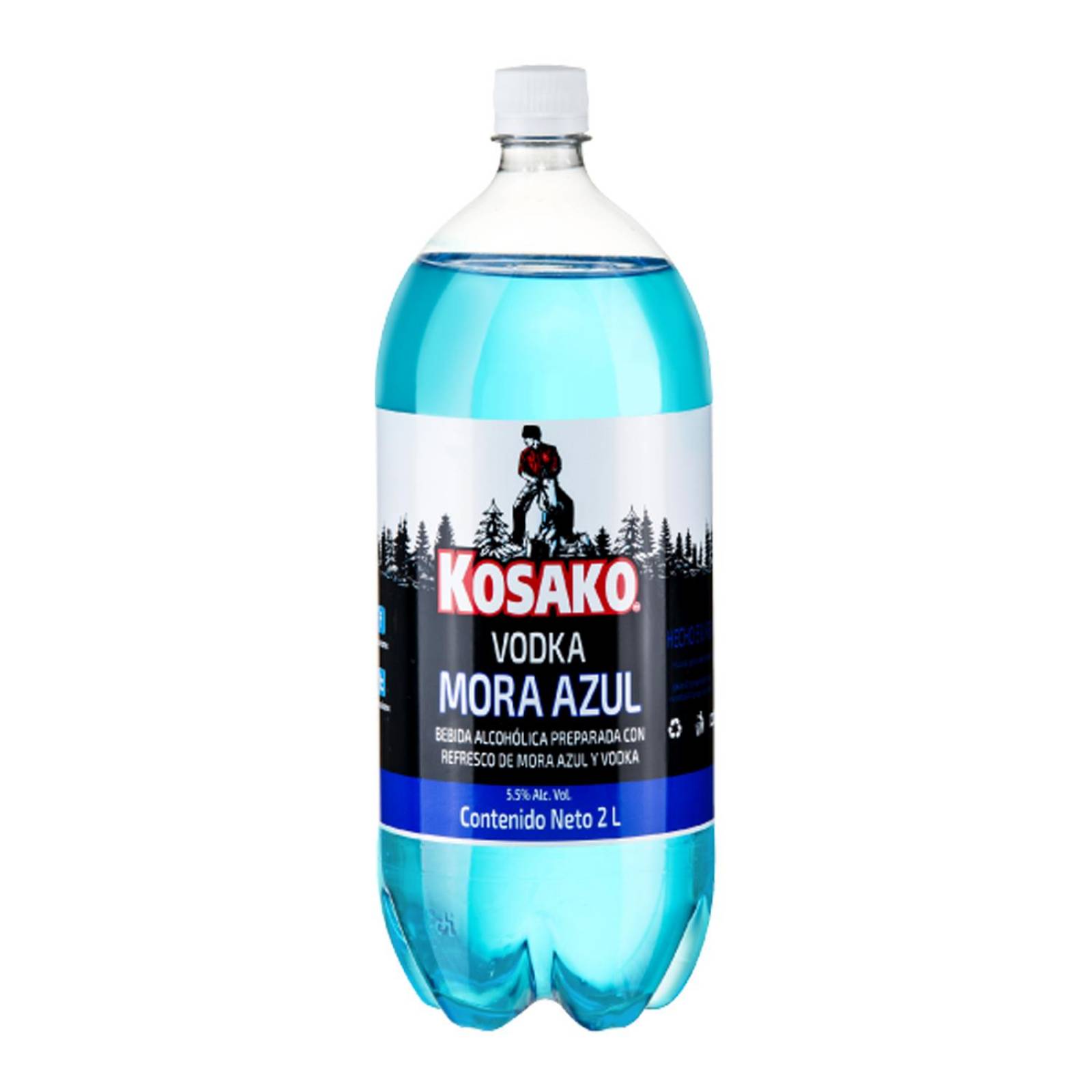 Pack de 12 Fusión Kosako Mora Azul Pet 2 L 
