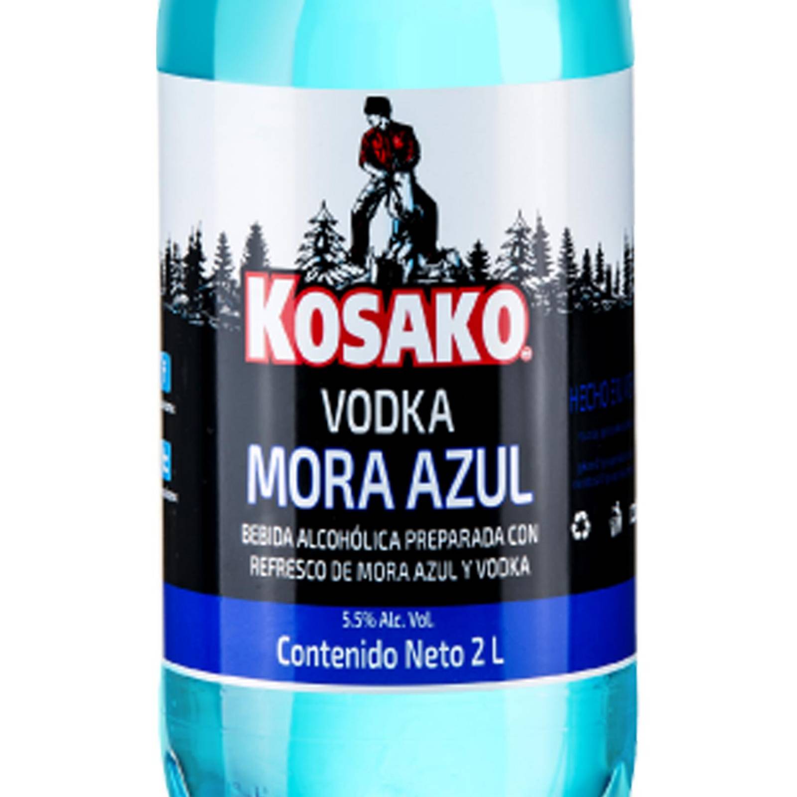 Pack de 12 Fusión Kosako Mora Azul Pet 2 L 