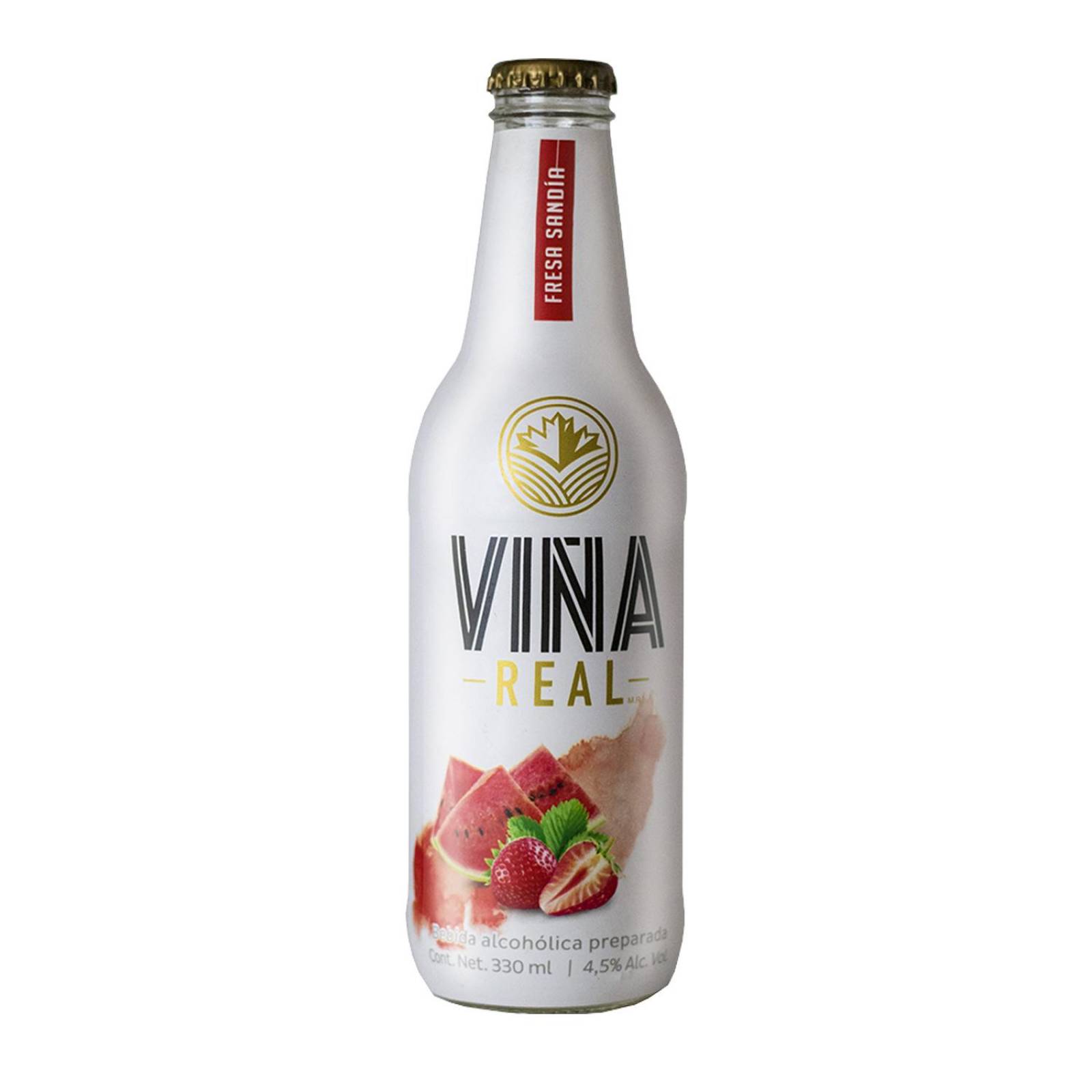 Pack de 24 Cooler Viña Real Fresa Sandía 330 ml