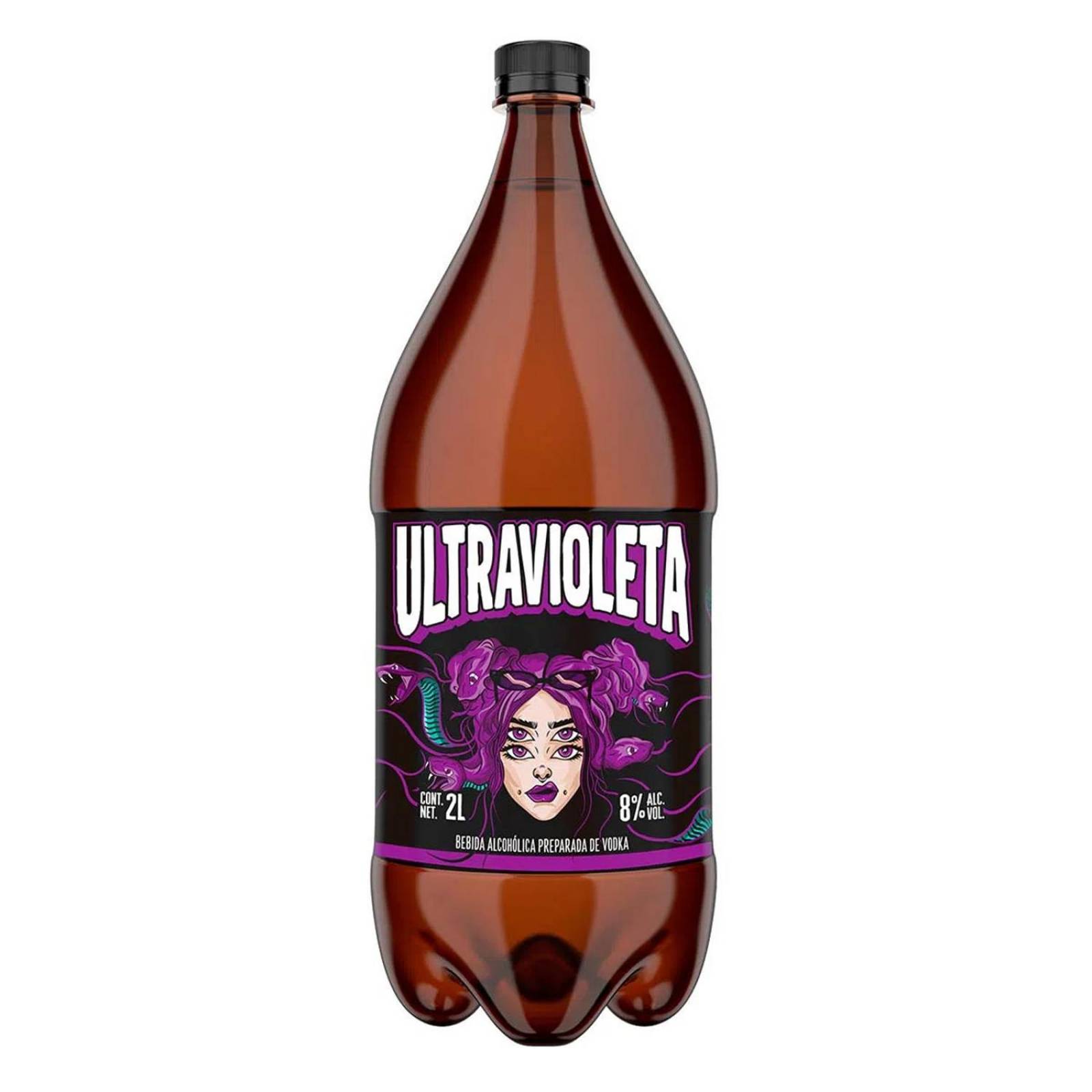 Pack de 6 Vodka Ultravioleta Uva 2 L