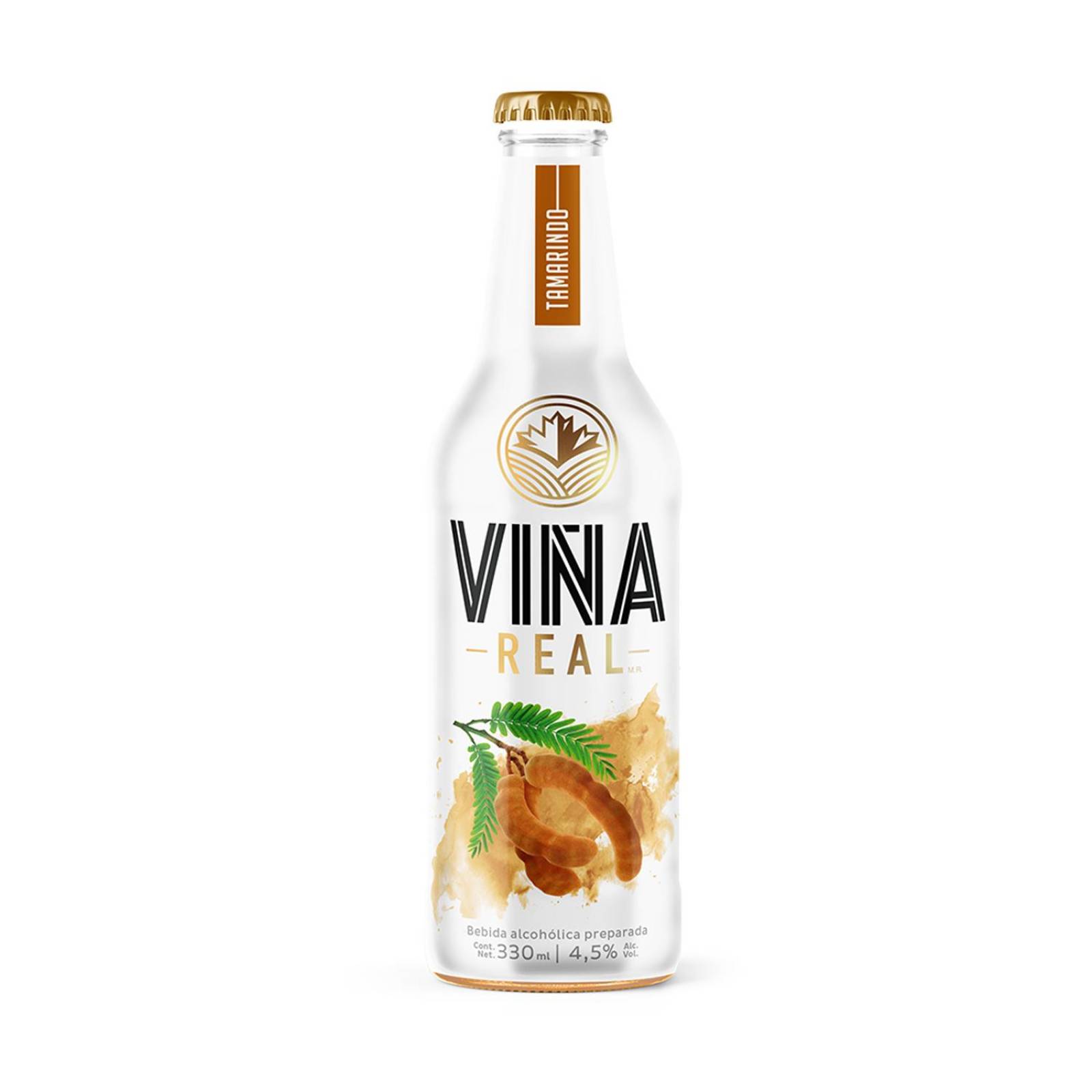 Pack de 24 Cooler Viña Real Tamarindo 330 ml 