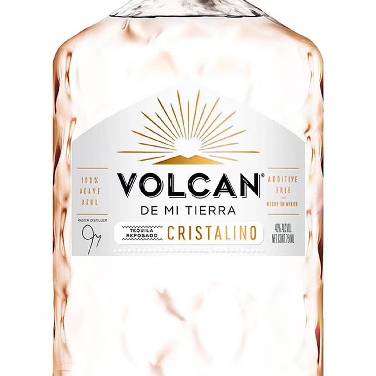 Tequila Volcán De Mi Tierra Reposado Cristalino 750 ml 