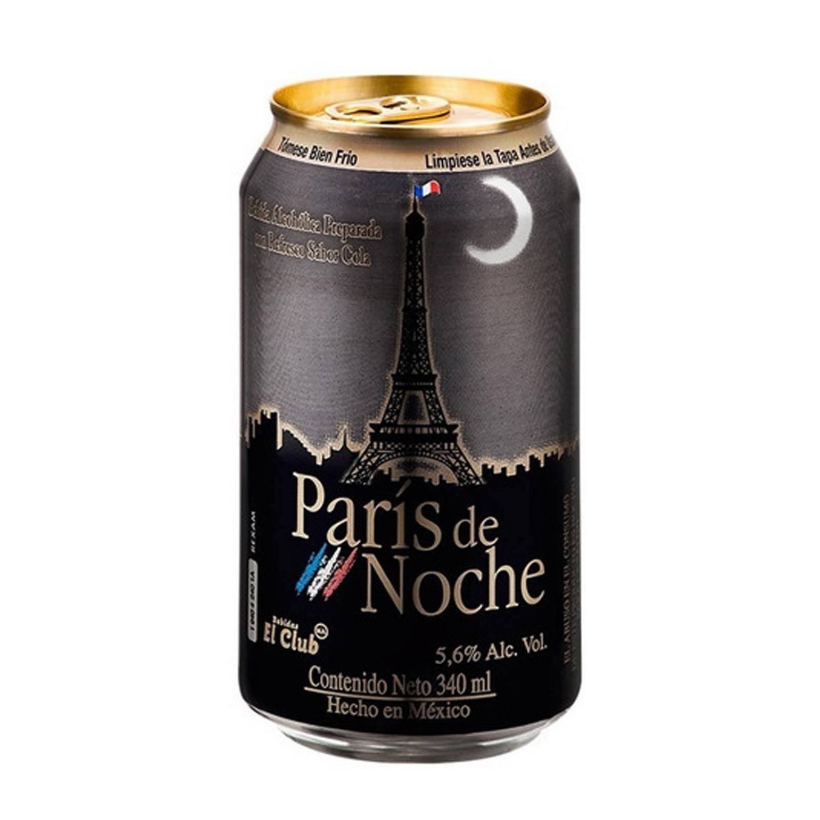 Pack de 12 Bebida Preparada Paris de Noche Lata 340 ml 