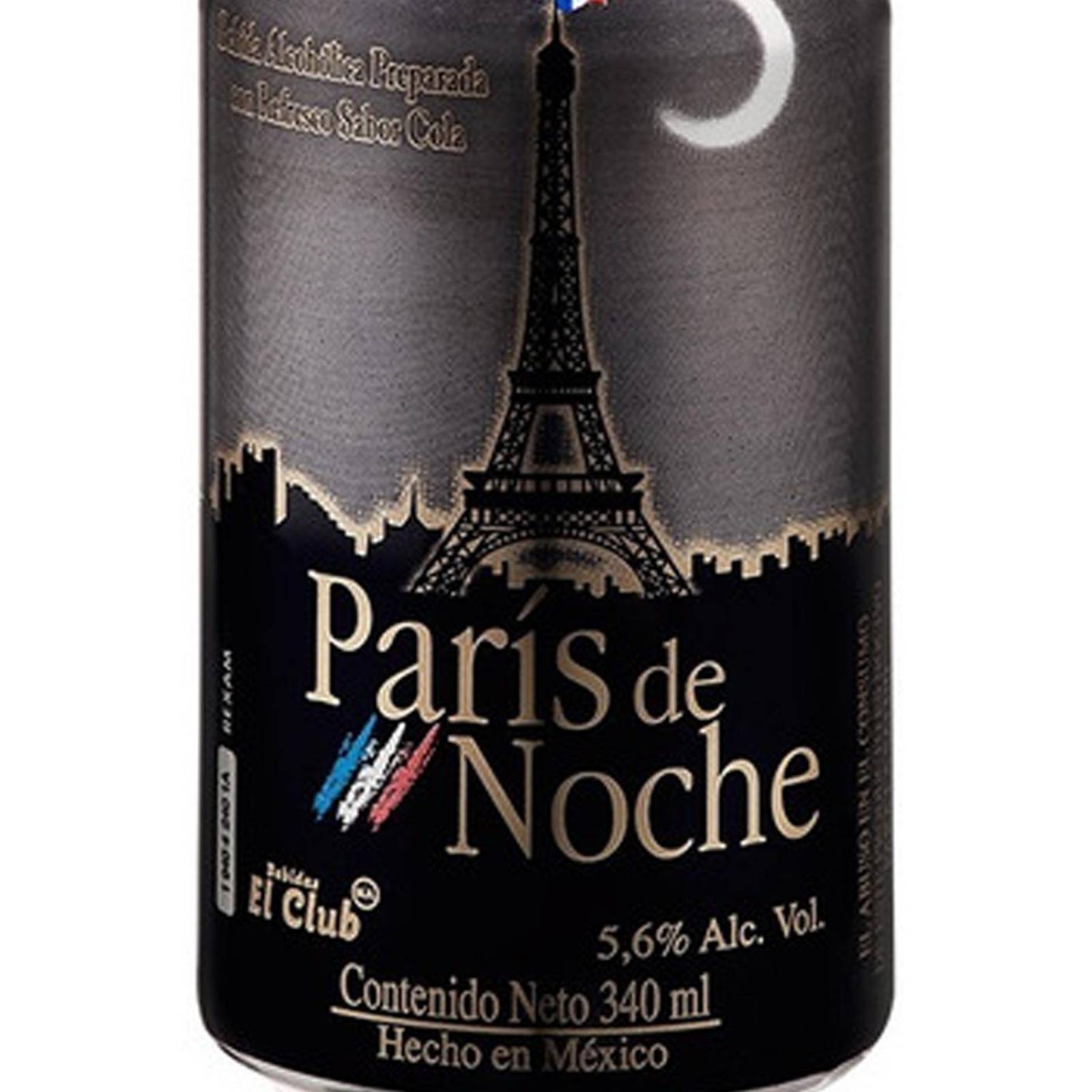 Pack de 12 Bebida Preparada Paris de Noche Lata 340 ml 