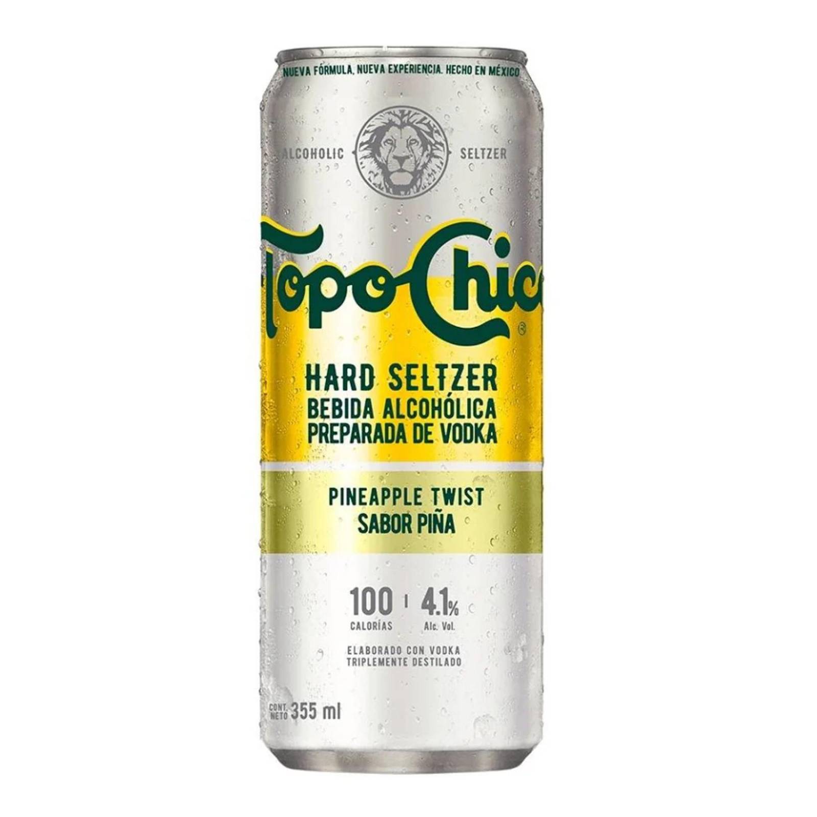 Pack de 6 Hard Seltzer Topo Chico Pineapple Twist 355 ml 