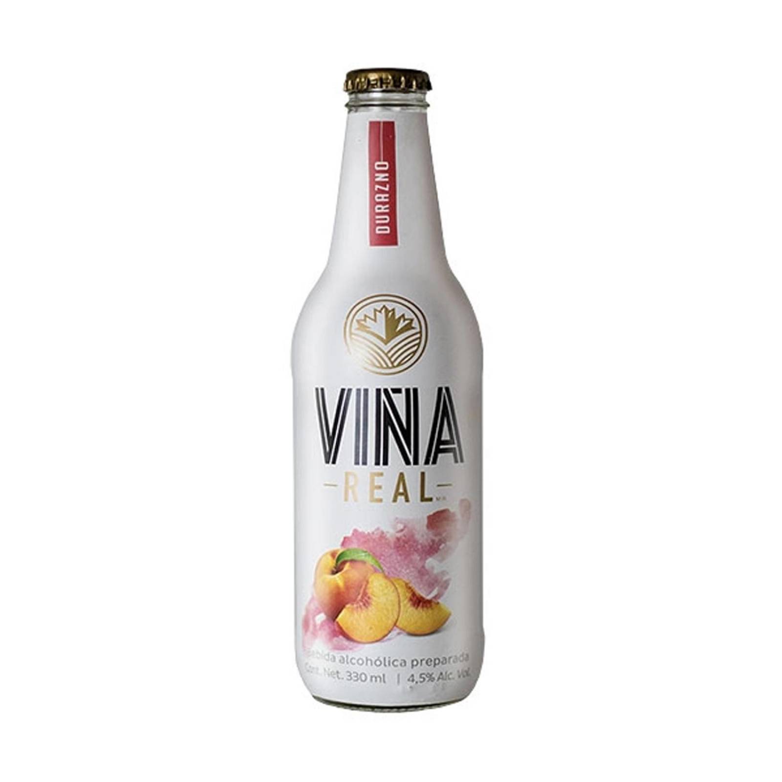 Pack de 24 Cooler Viña Real Durazno 330 ml 