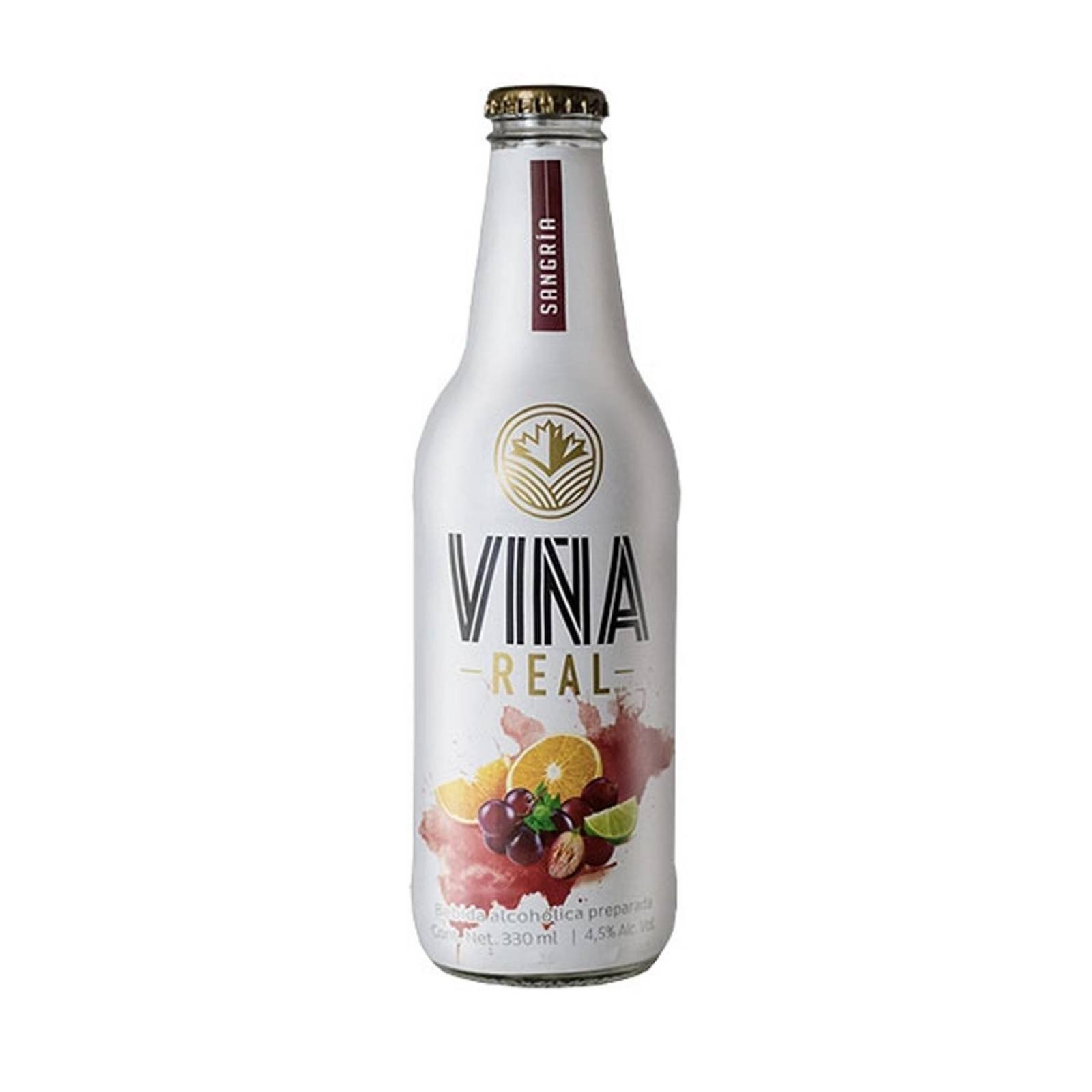 Pack de 24 Cooler Viña Real Sangría 330 ml 