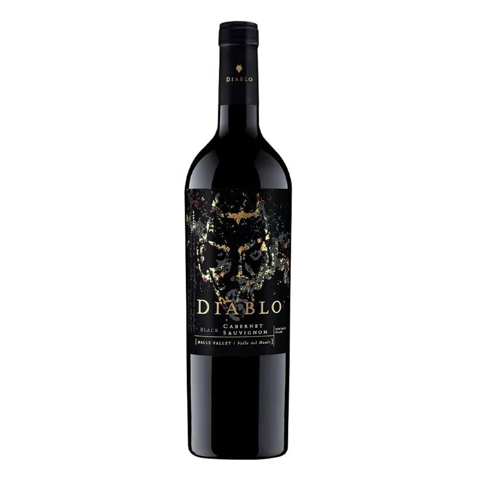 Vino Tinto Casillero Del Diablo Black Cabernet Sauvignon 750 ml 