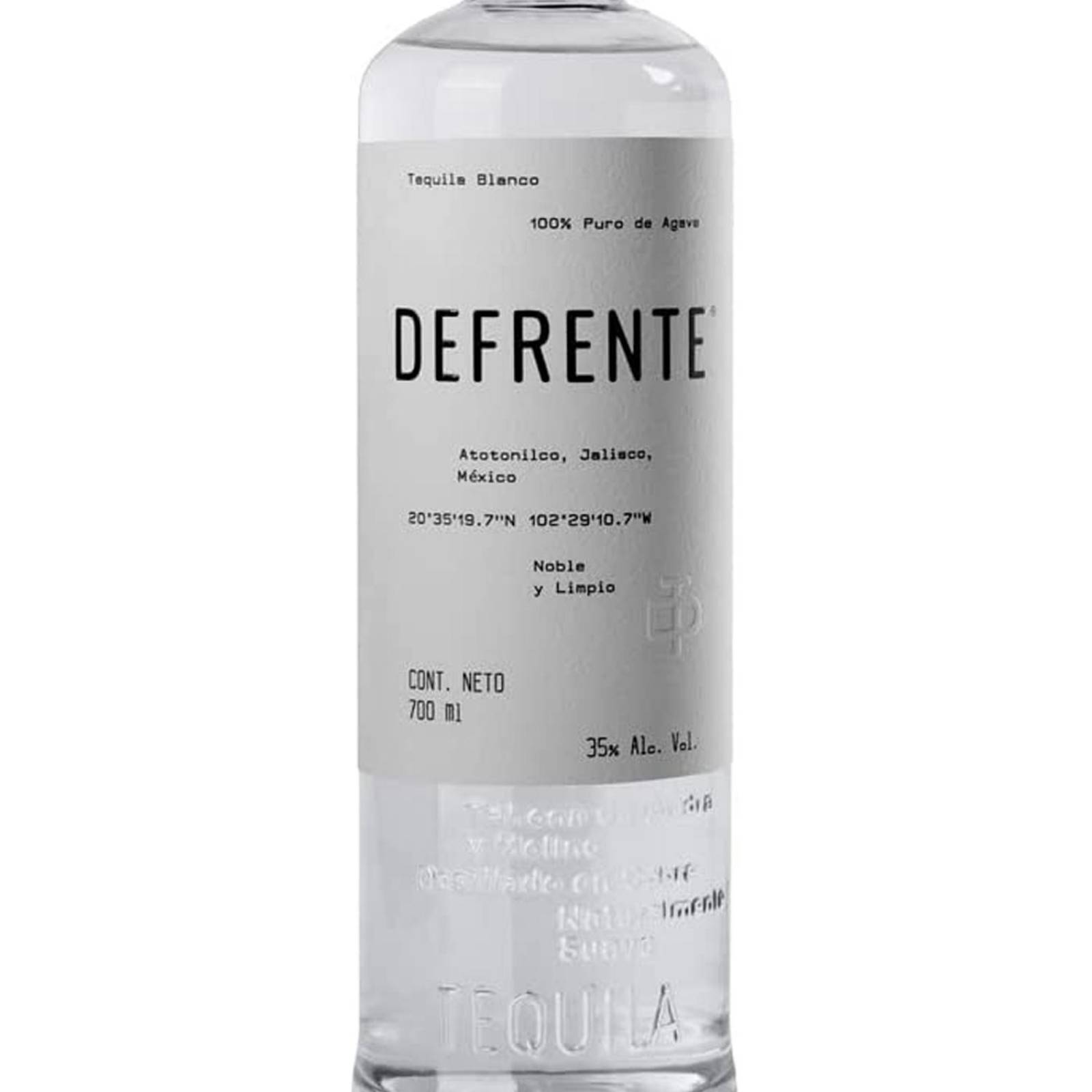 Tequila Defrente Blanco 700 ml 