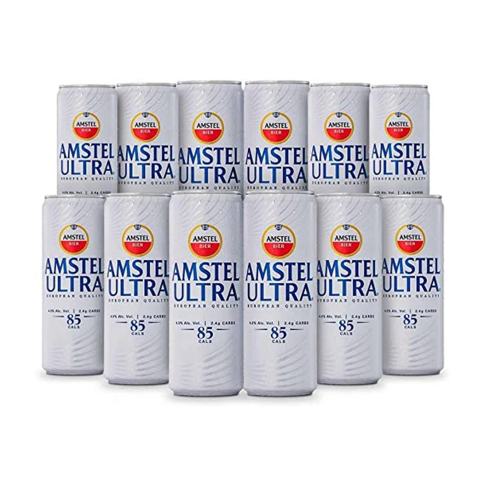 Pack de 24 Cerveza Amstel Ultra Lata 355 ml