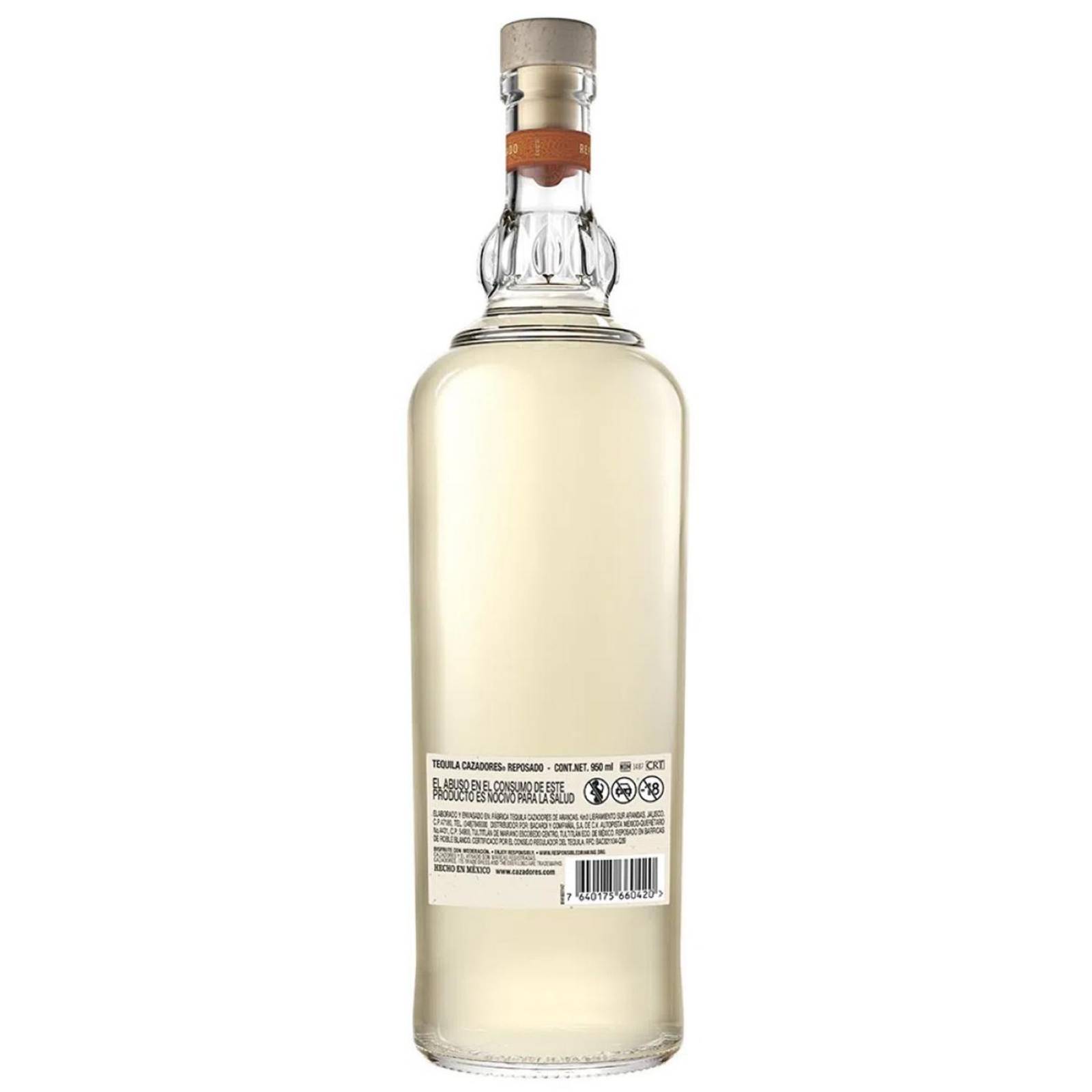 Paquete de 3 Tequila Cazadores Reposado 950 ml 