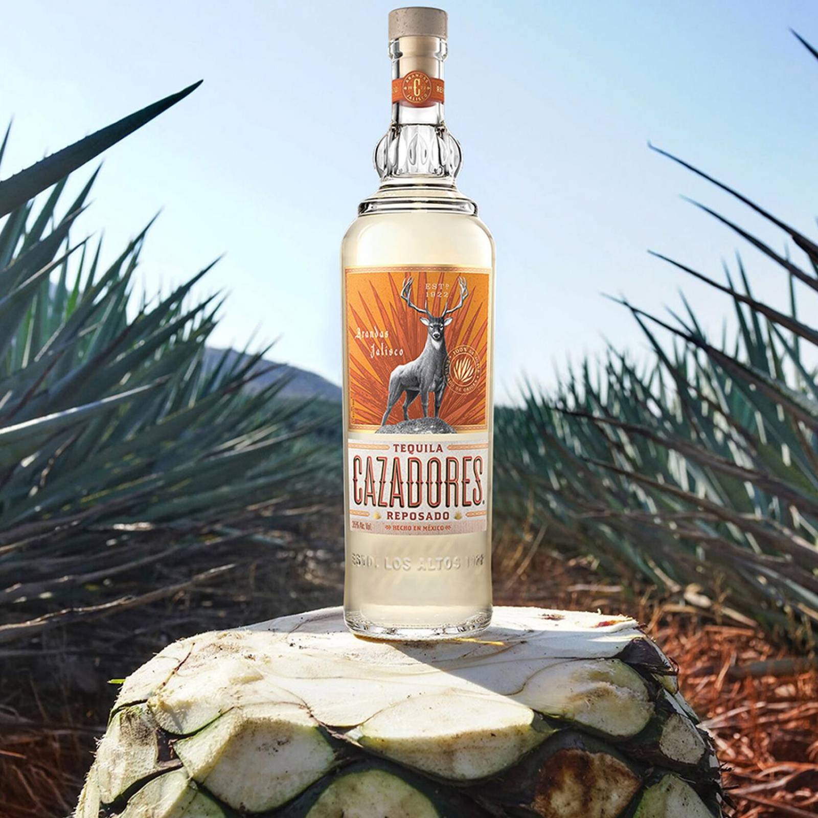 Paquete de 3 Tequila Cazadores Reposado 950 ml 