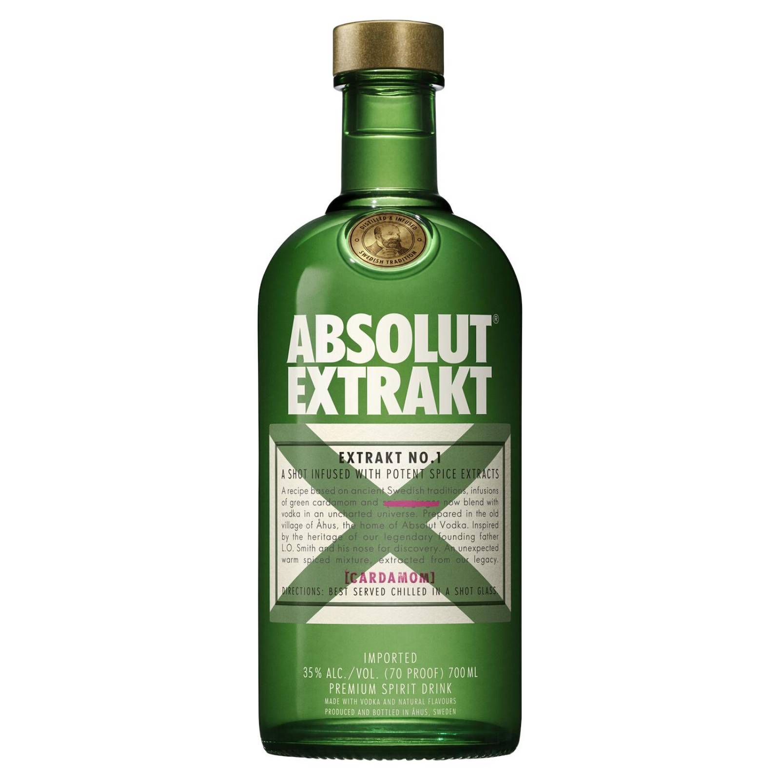 Paquete de 3 Vodka Absolut Extrakt 700 ml 