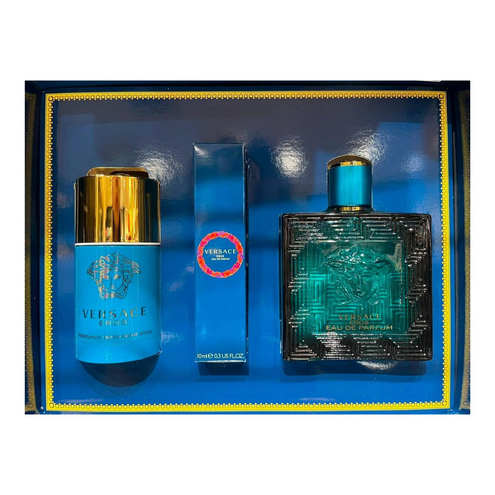 Set Eros de Versace 3 piezas EDP 