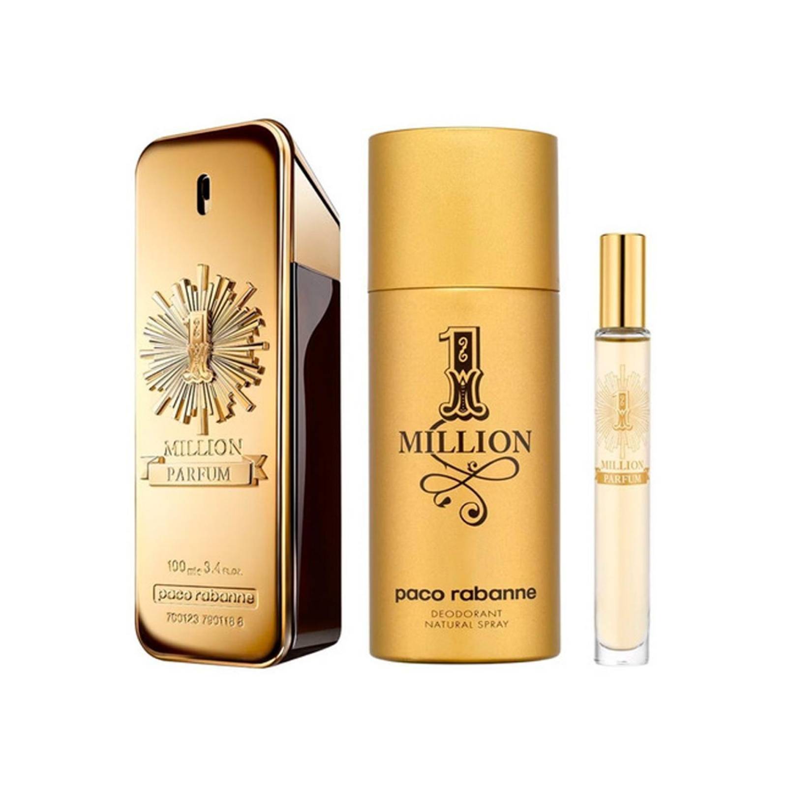 Set One Million Parfum de Paco Rabanne 3 piezas EDP