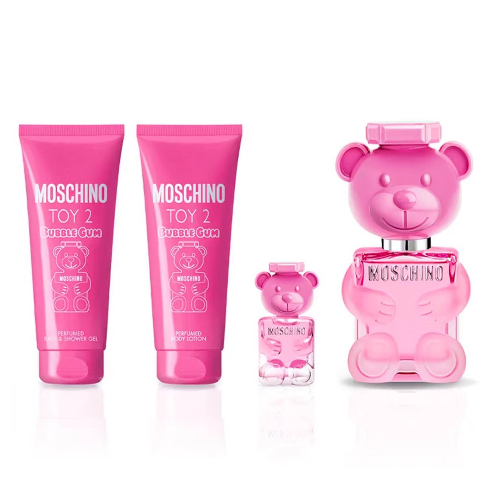 Set Toy 2 Bubble Gum de Moschino 4 piezas EDT 