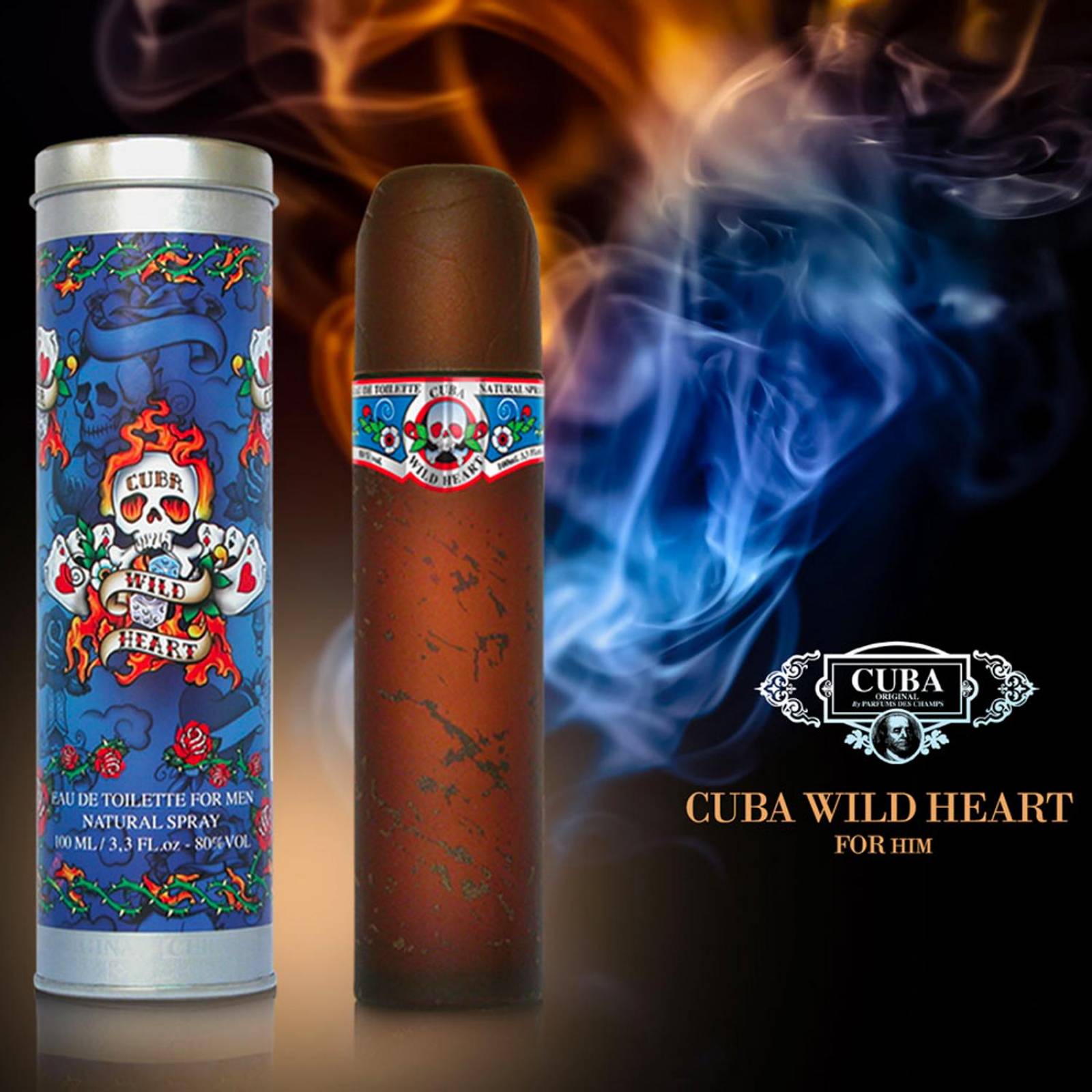 Loción Wild Heart de Cuba 100 ml EDT