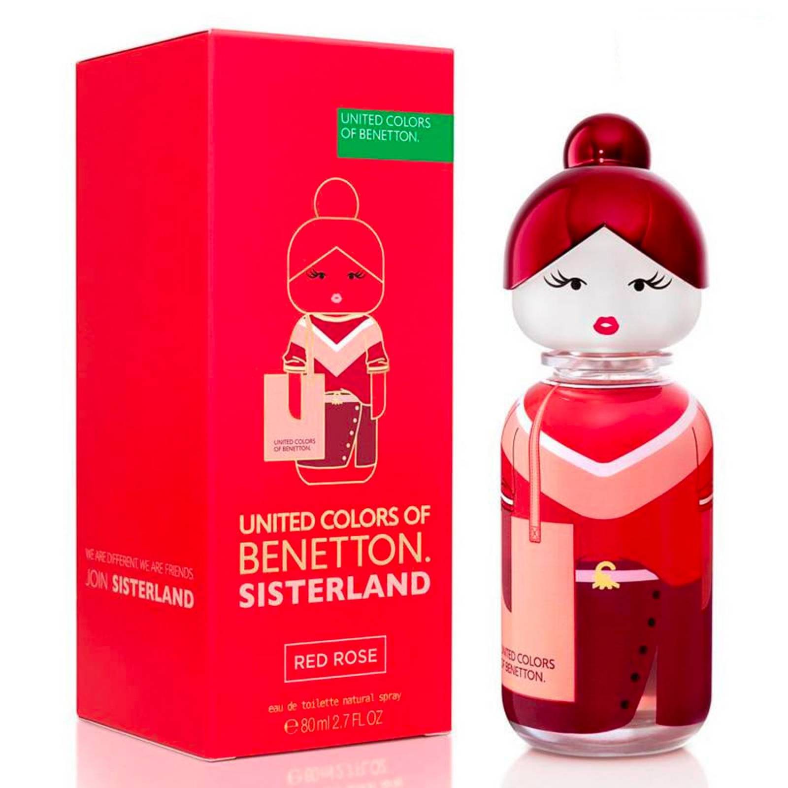 Perfume Red Rose de Benetton 80 ml EDT 