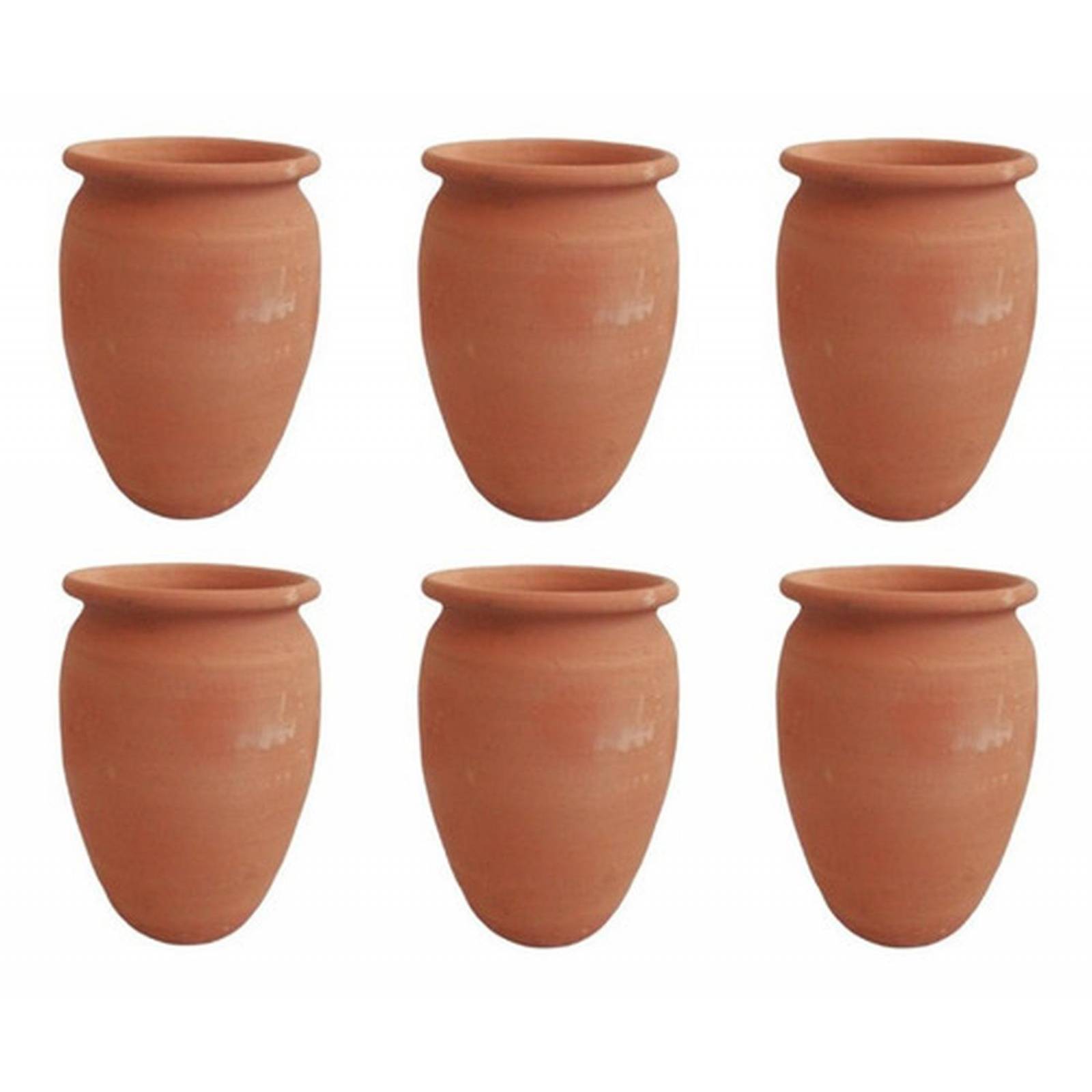 Cantarito de Barro para Tequila y Bebidas 6 piezas 400 ml
