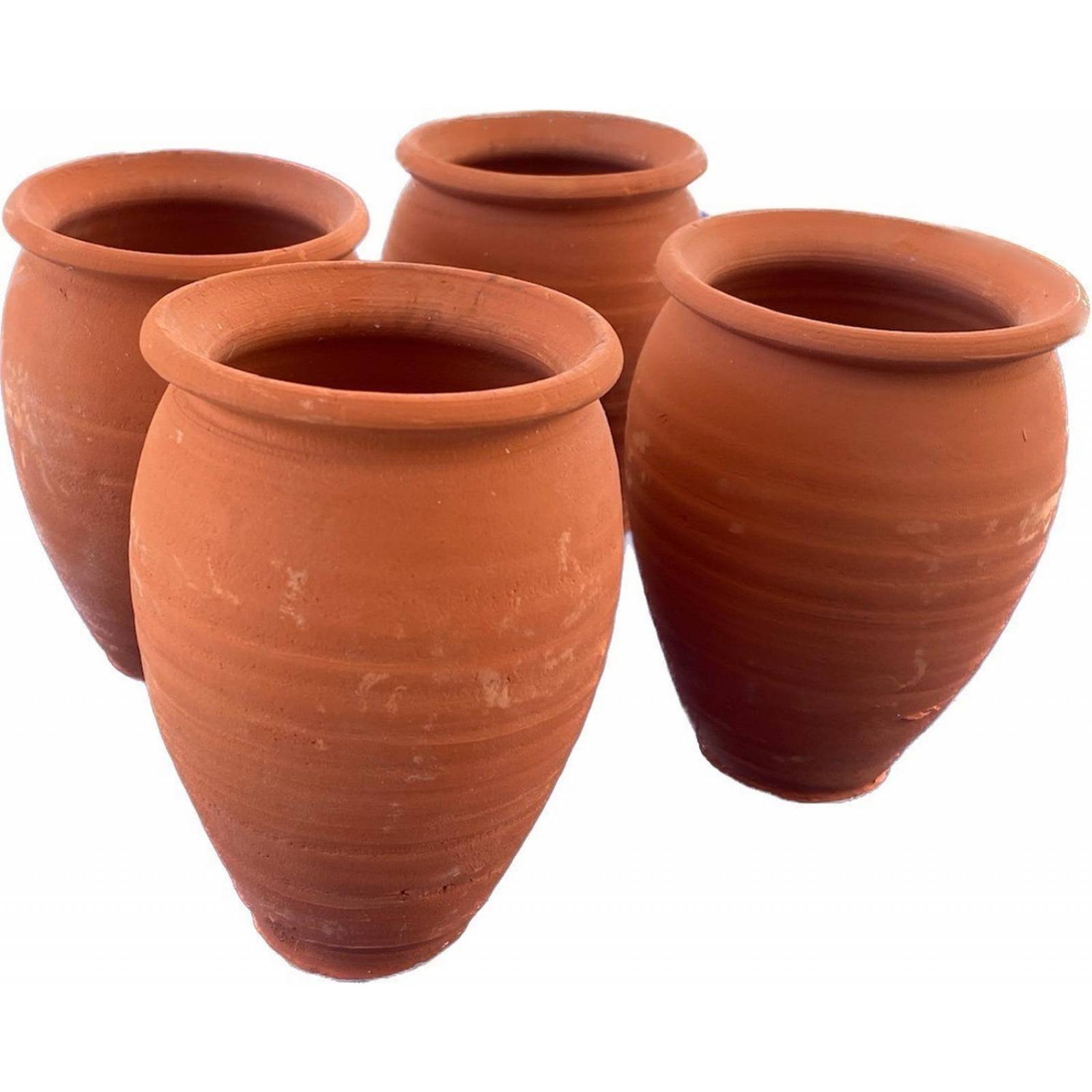 Cantarito de Barro para Tequila y Bebidas 4 piezas de 450 ml
