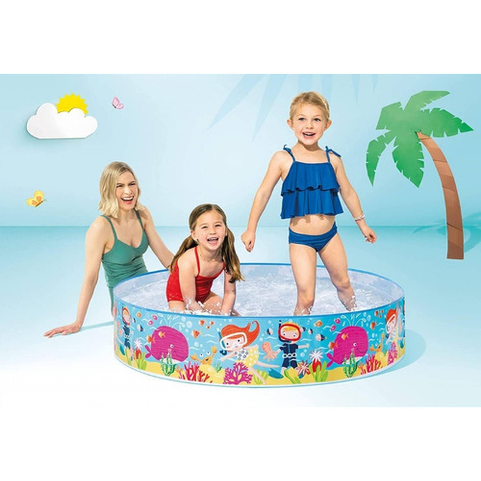 Alberca Rígida con Diseño de Playa INTEX 58477 