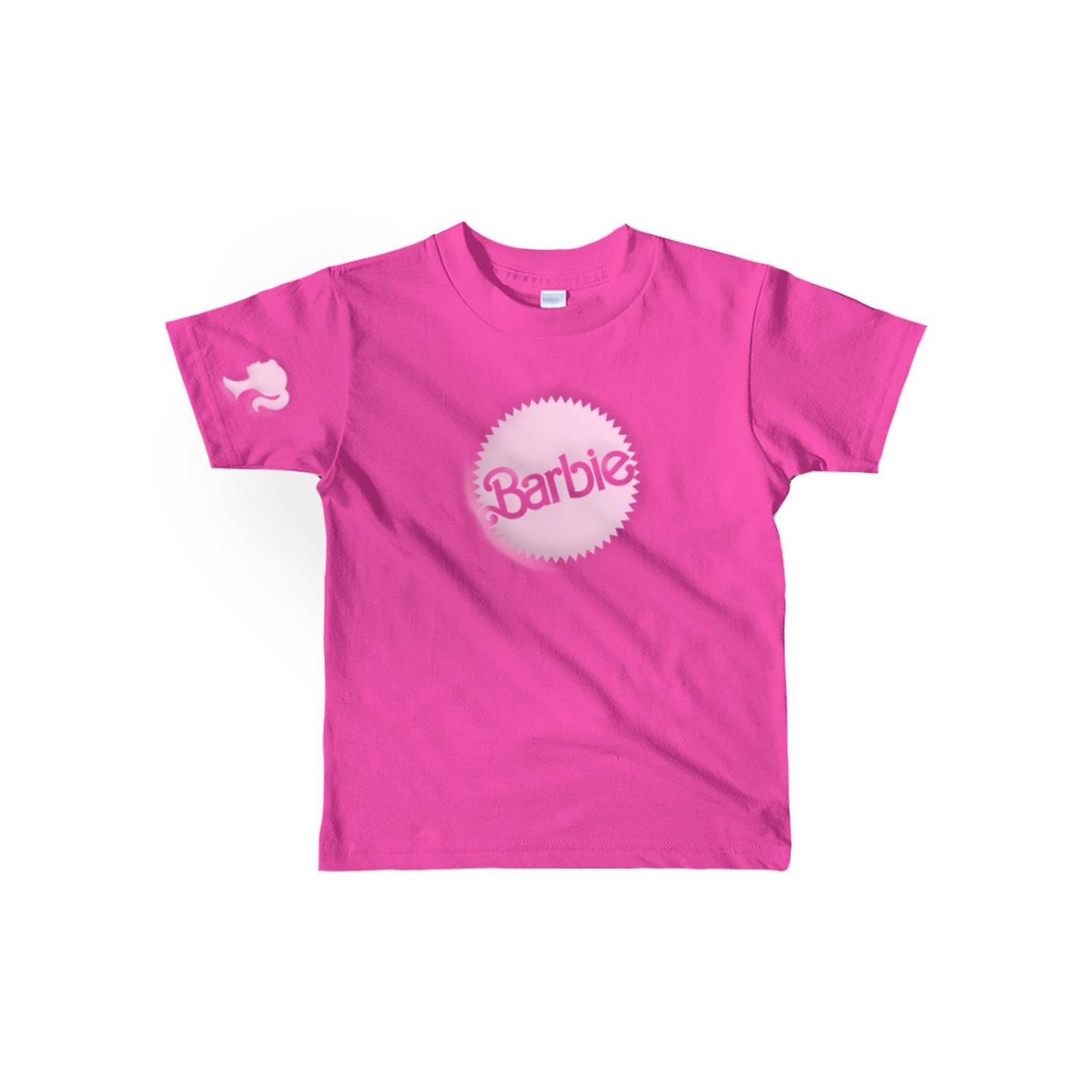 Playera de Barbie con diseño en 3D Rosa 