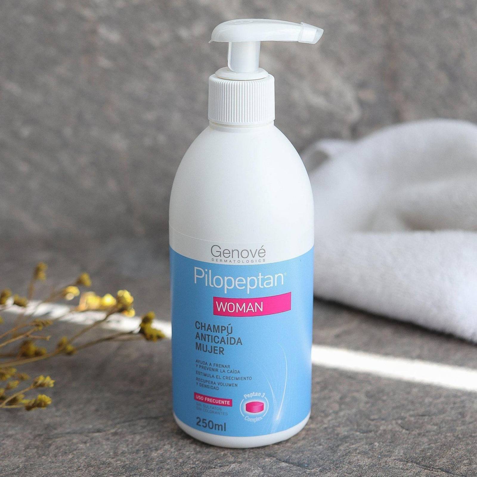 Shampoo Genové Pilopeptan Anticaída 250 ml 