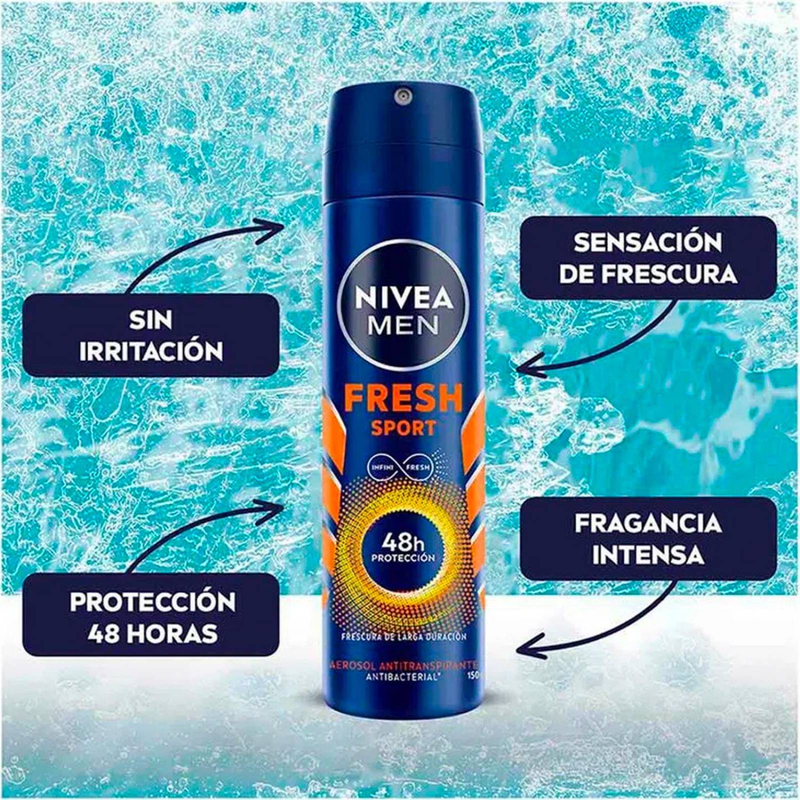 Antitranspirante Nivea Men Fresh Sport 150 ml 