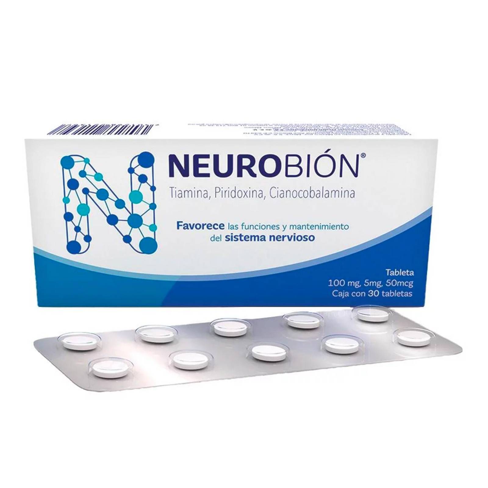 Suplemento Alimenticio Neurobión 30 Tabletas