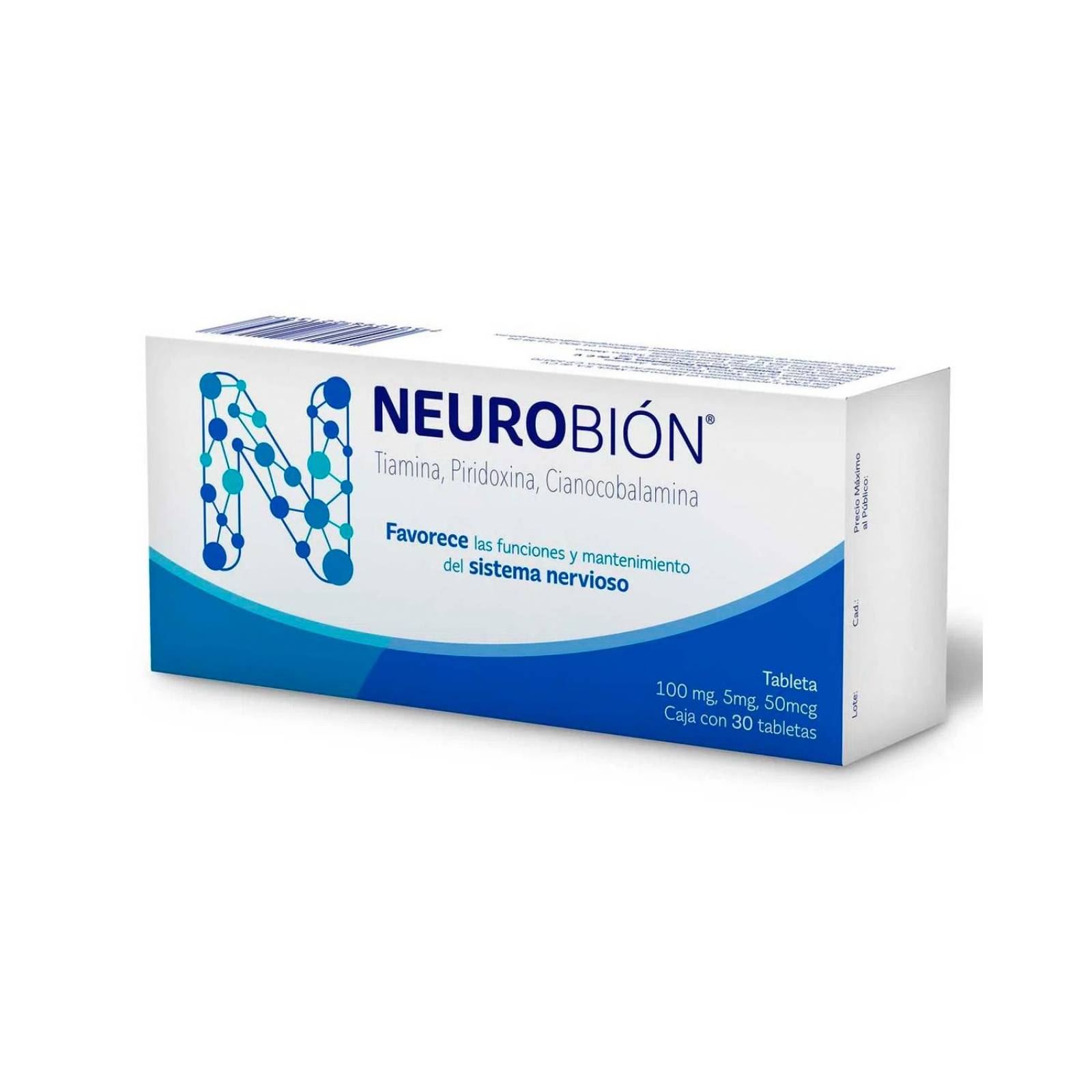 Suplemento Alimenticio Neurobión 30 Tabletas