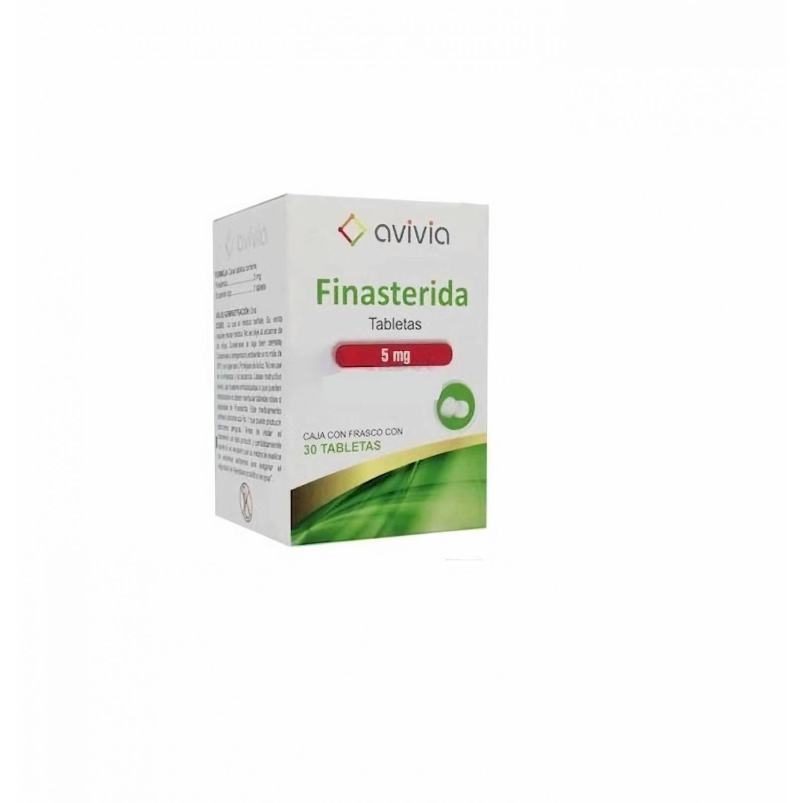 Finasterida Avivia 30 cápsulas de 5 mg c/u 