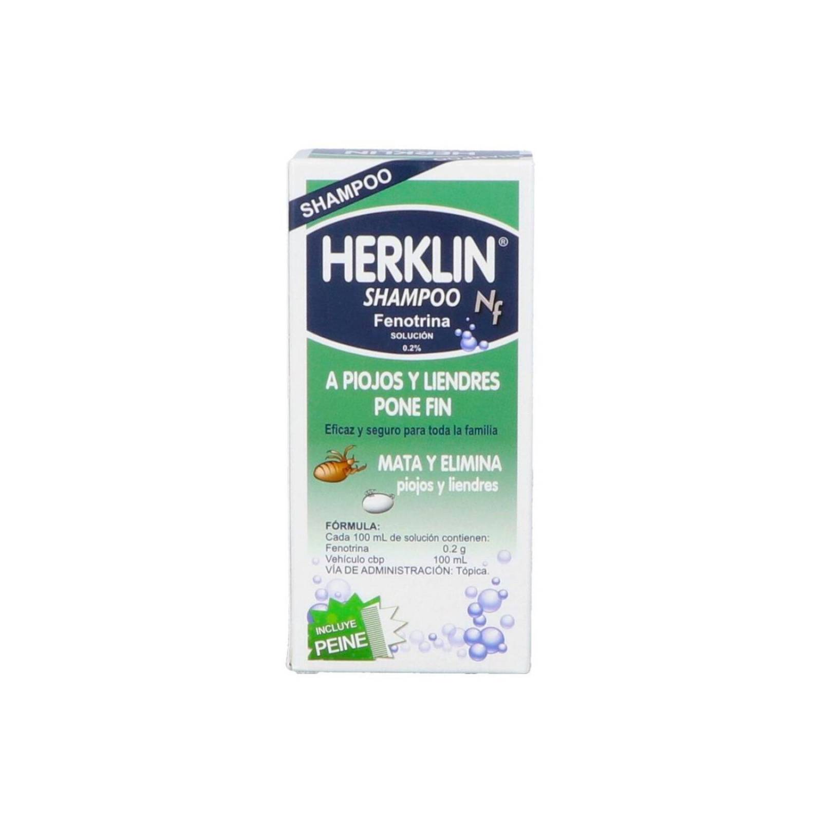 Shampoo Herklin Clásico 120 ml 