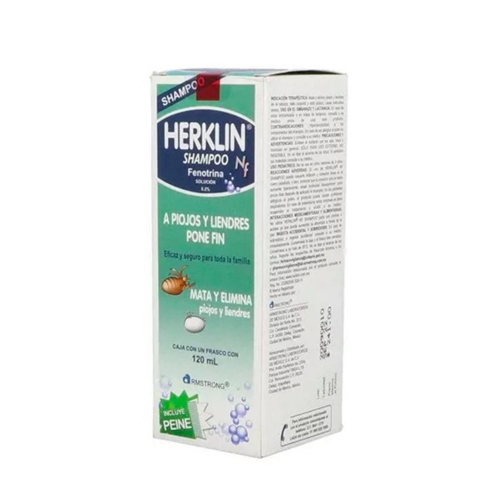 Shampoo Herklin Clásico 120 ml 