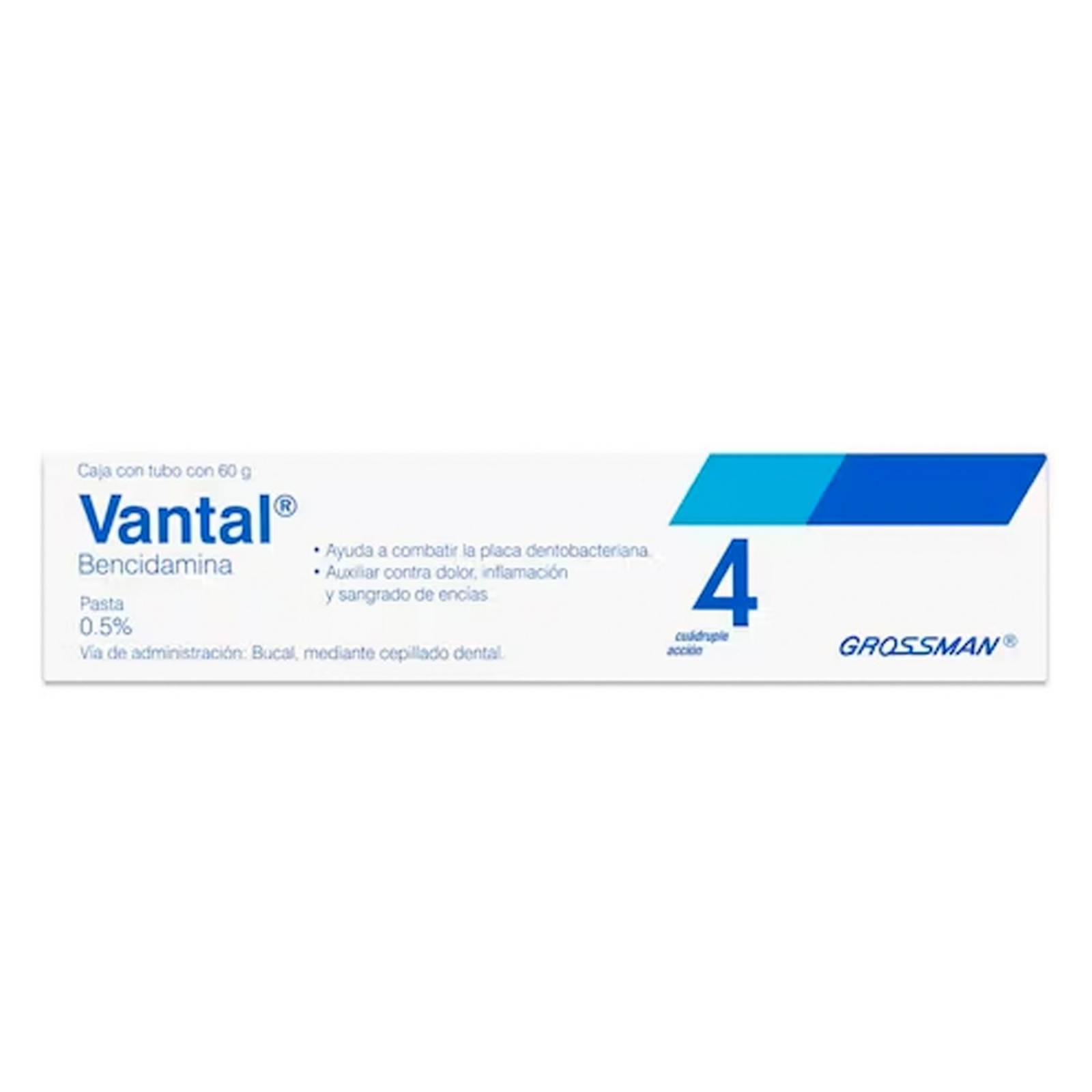 Pasta Dental Vantal 60 gr 