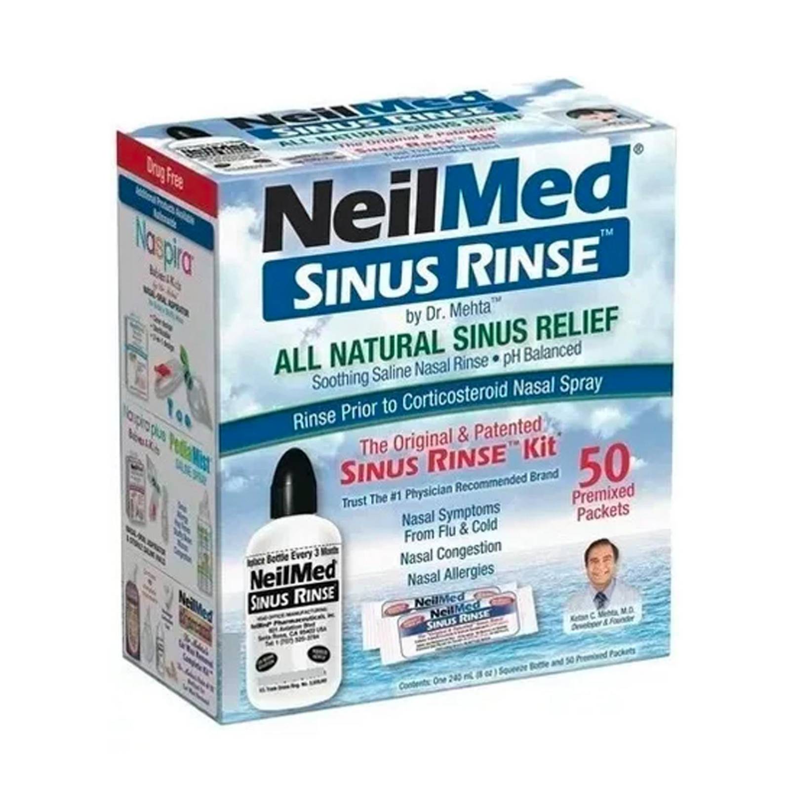 Enjuague Nasal NeilMed Sinus Rinse 50 sobres
