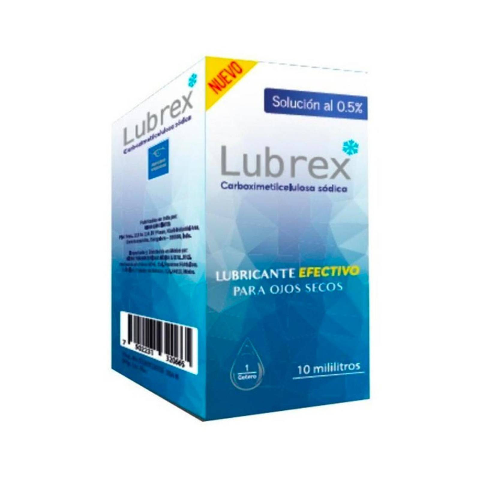 Solución Lubrex Oftálmica 10 ml 