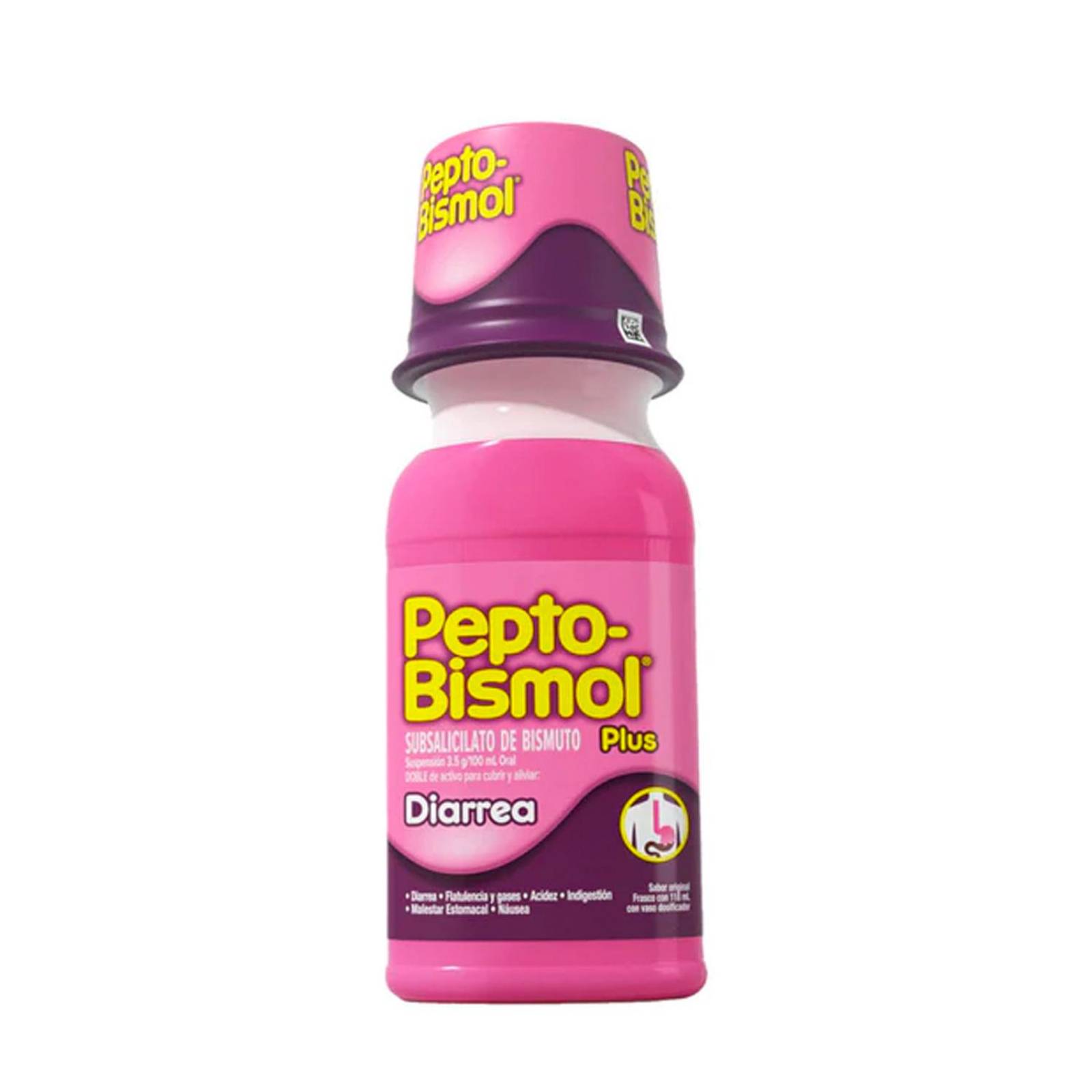 Jarabe Pepto Bismol Plus Diarrea 118 ml 