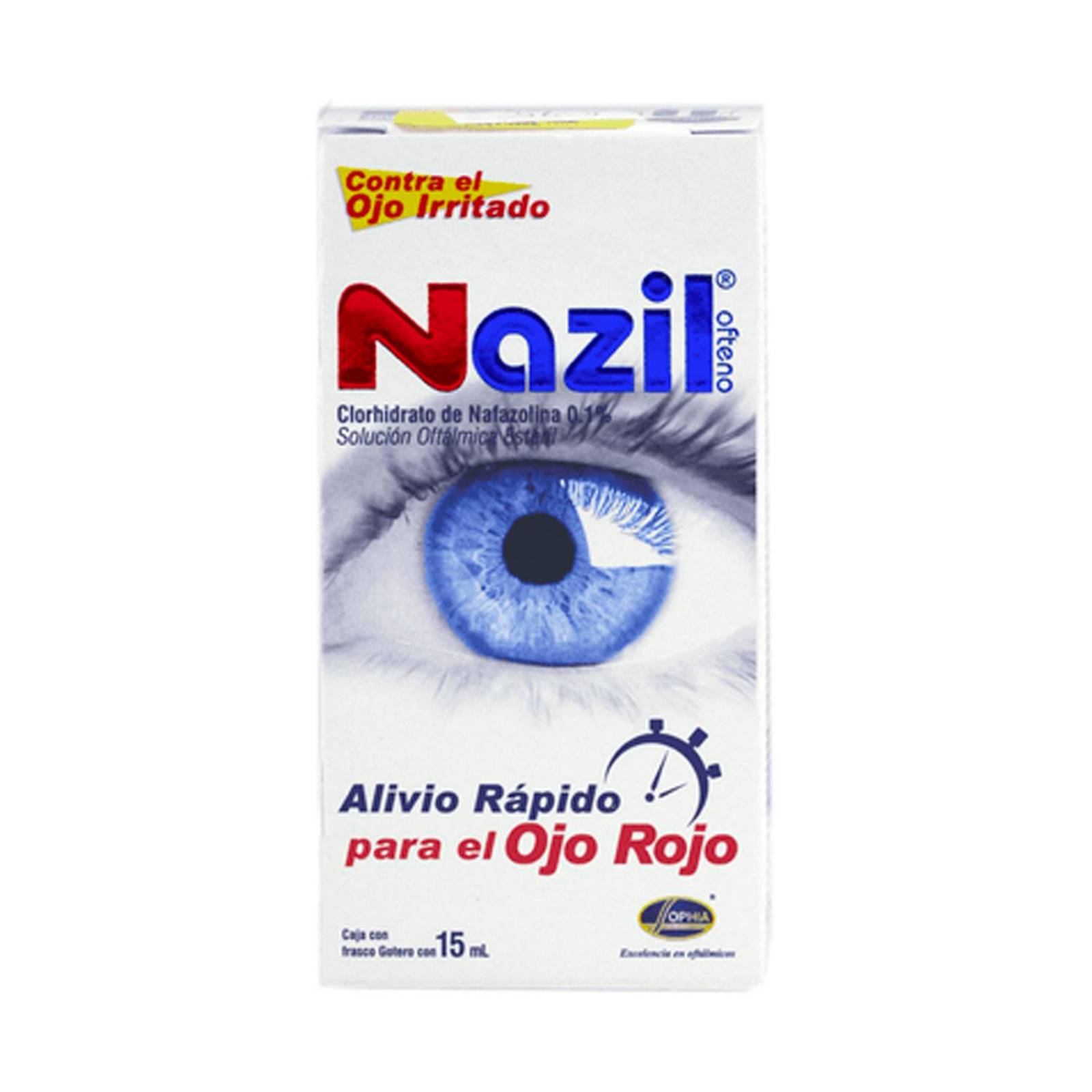 Solución Oftálmica Nazil Gotas 15 ml 