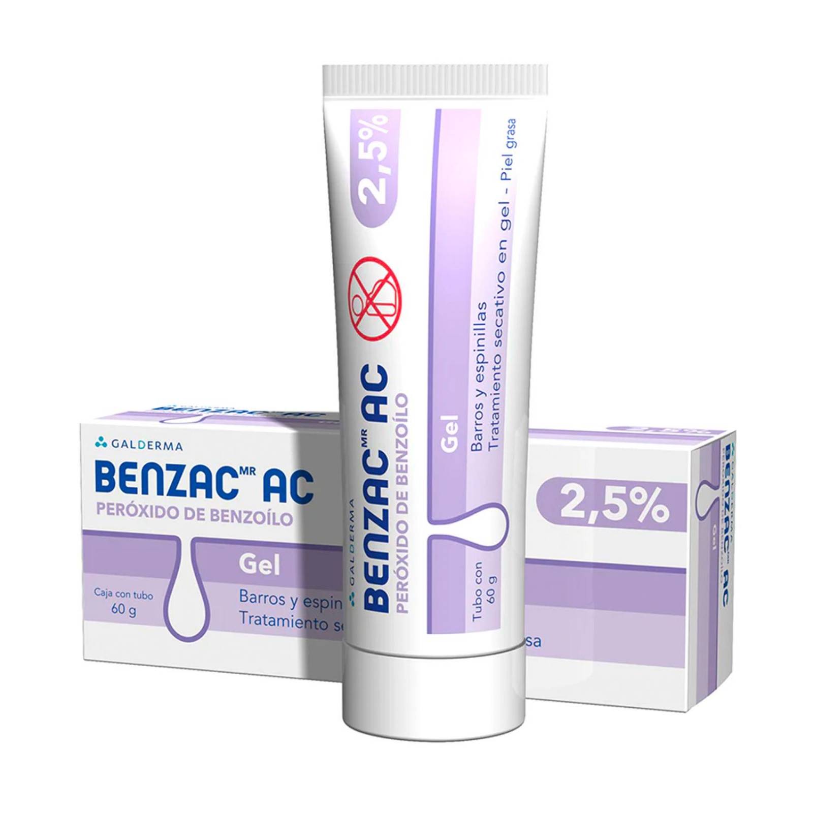 Gel Benzac AC 2.50% 60 gr