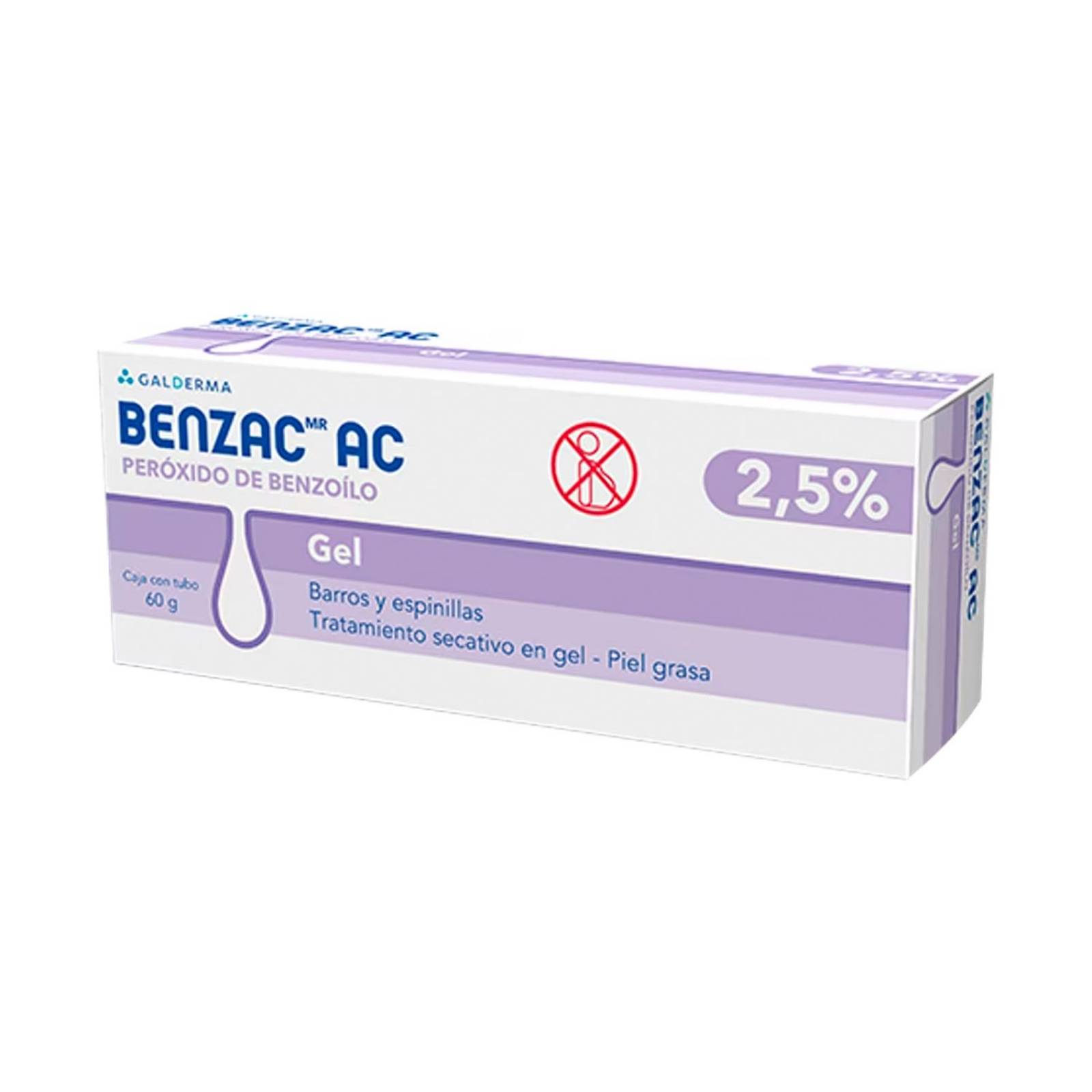 Gel Benzac AC 2.50% 60 gr
