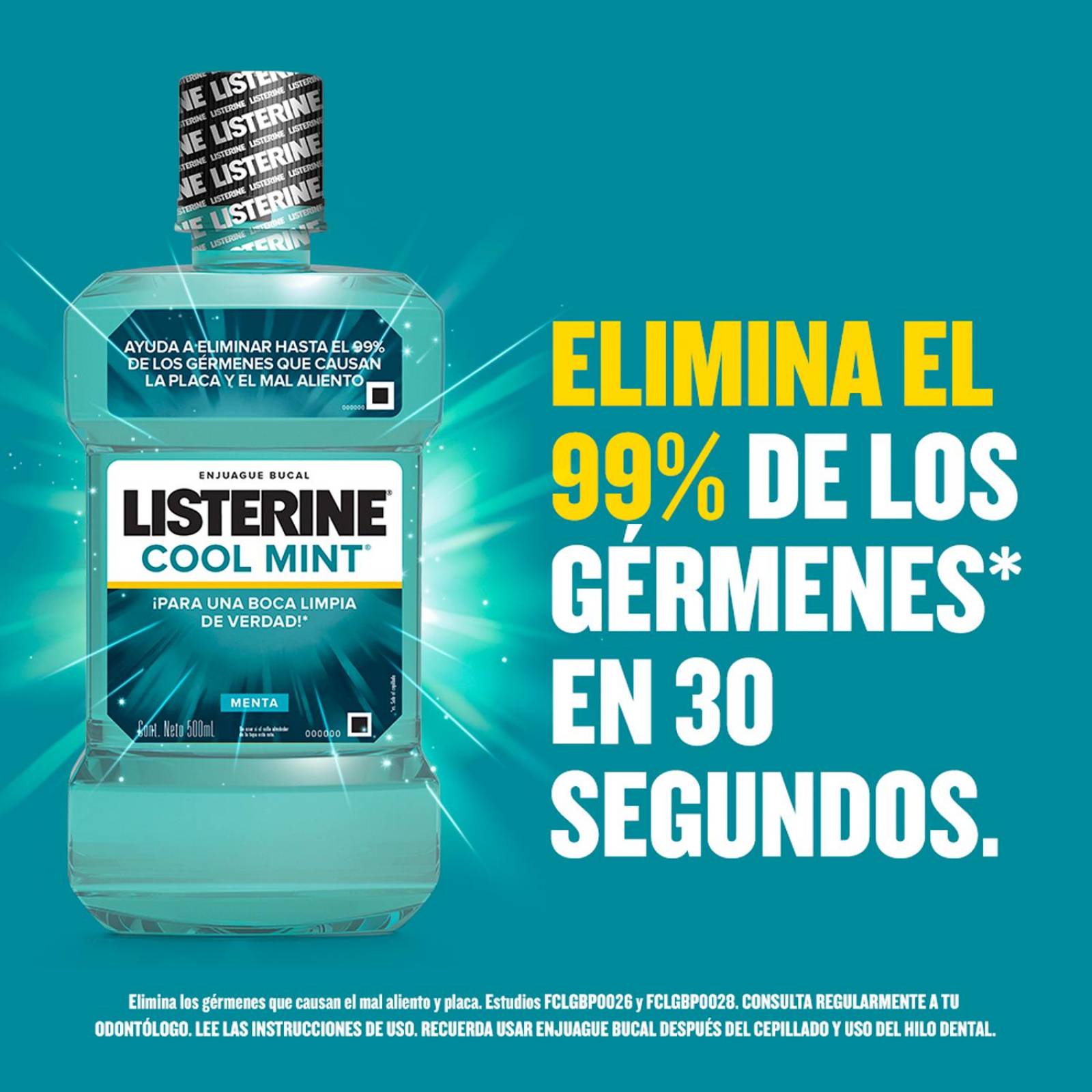 Enjuague Bucal Listerine Cool Mint 500 ml 